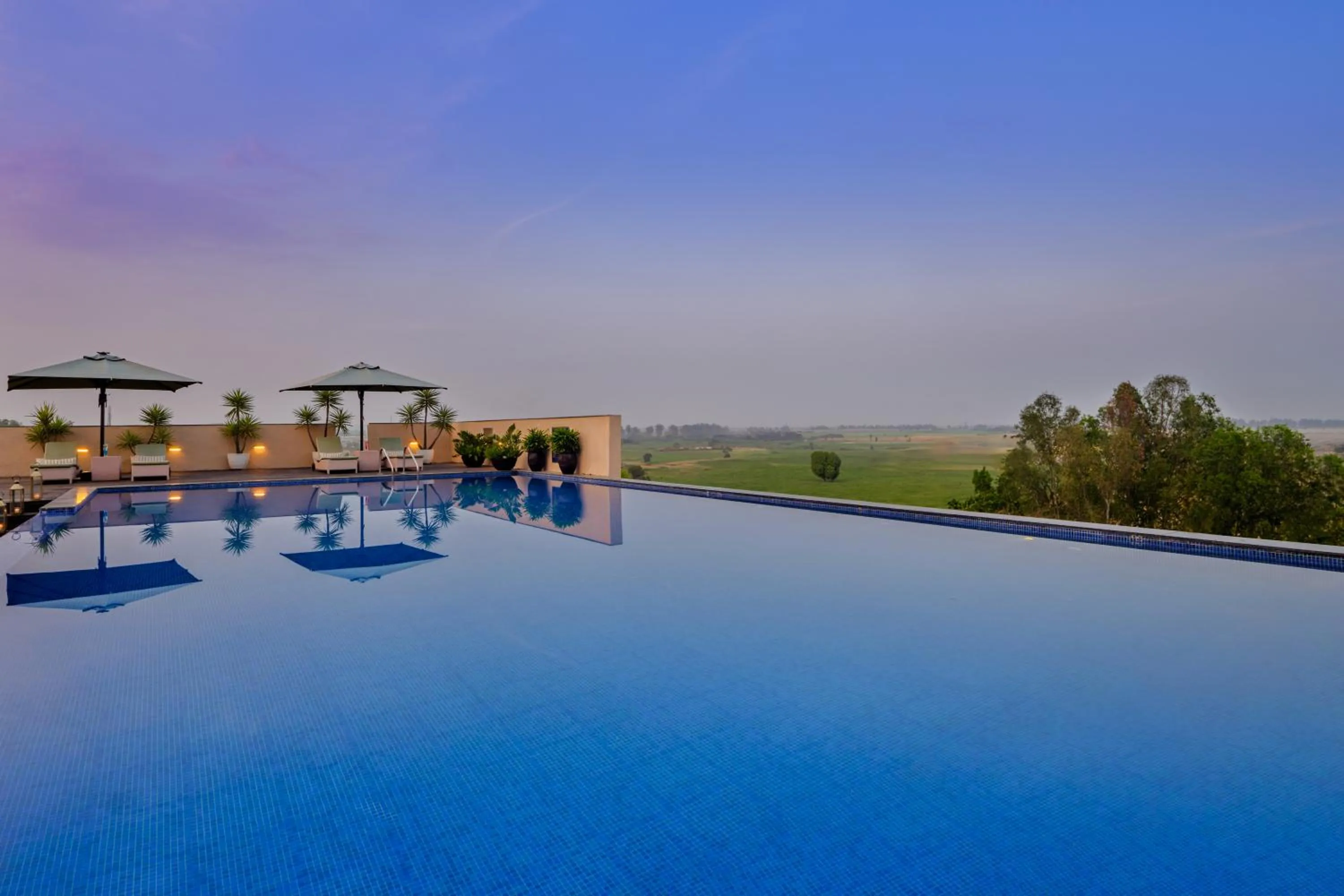 Swimming pool in Best Western Country Woods Ambala