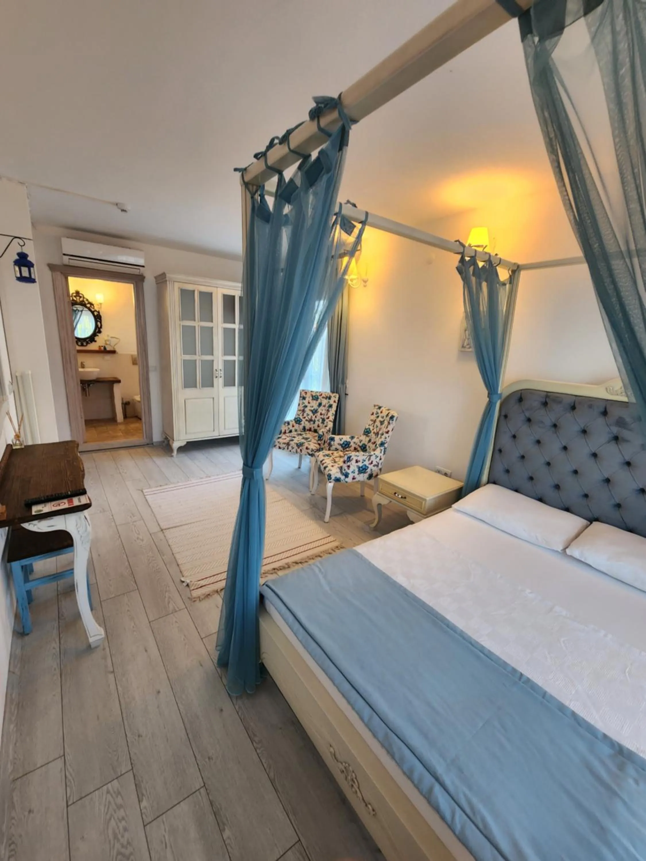 Bed in Tarcin Alacati Hotel