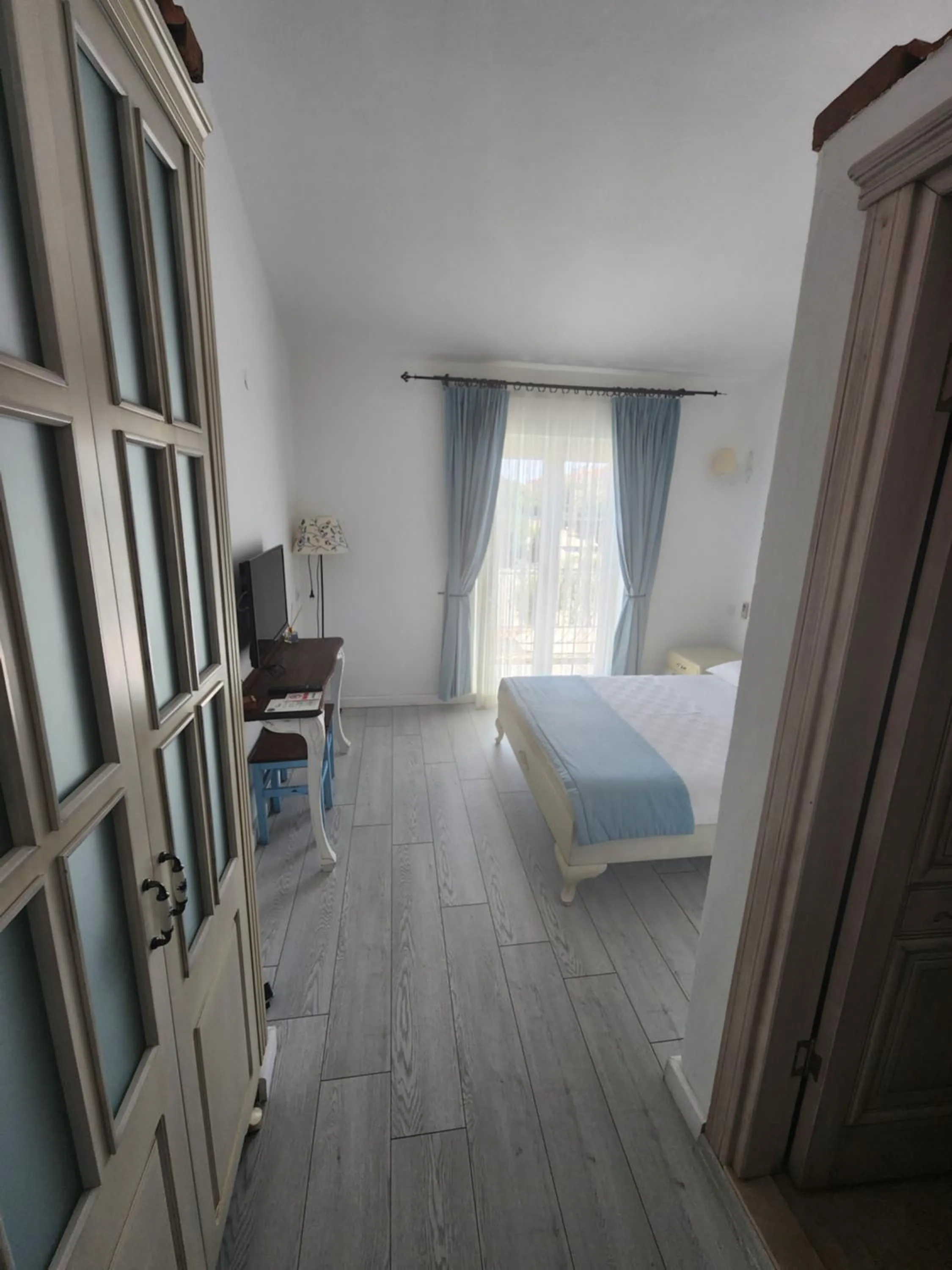 Bed in Tarcin Alacati Hotel