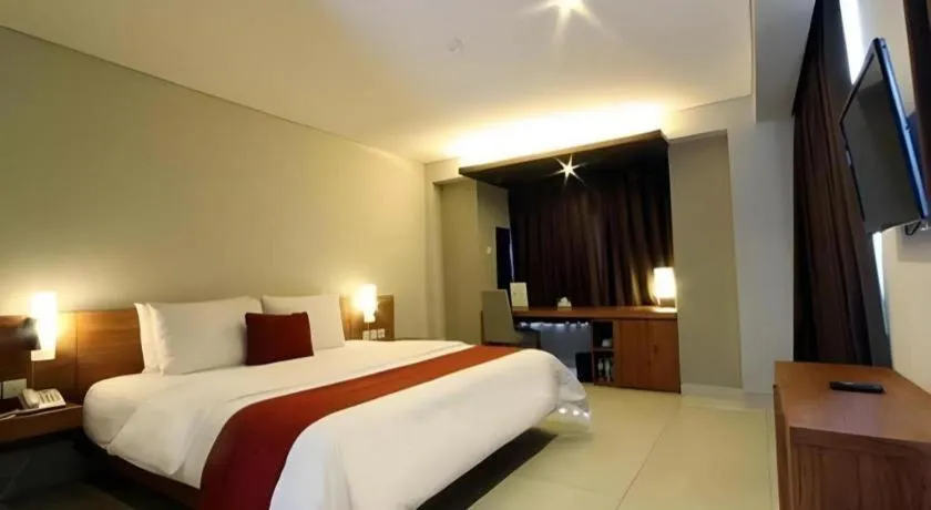 Bed in Mitra Bandung Hotel