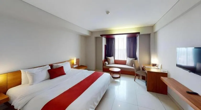 Bed in Mitra Bandung Hotel