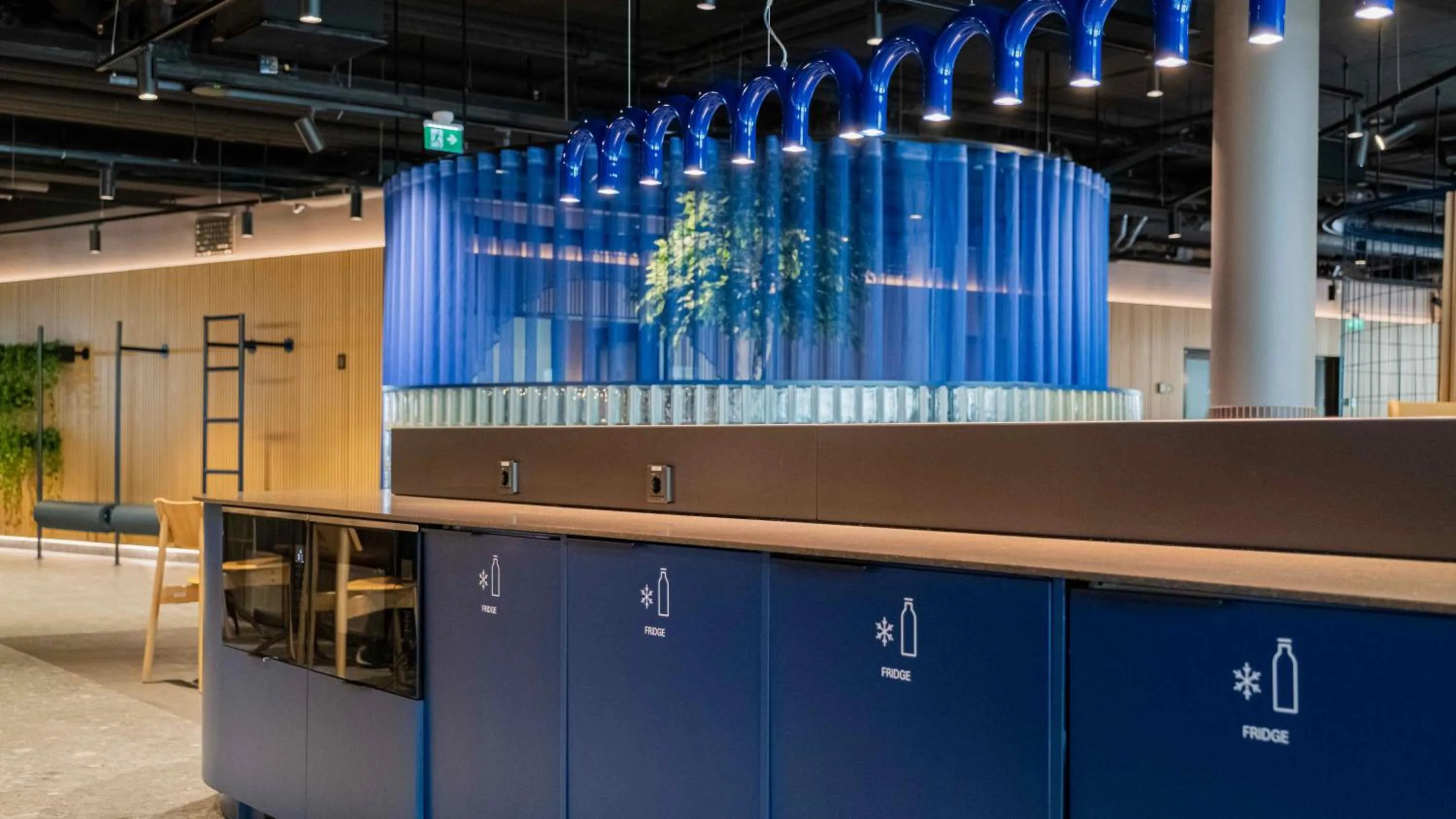 Communal kitchen in Citybox Helsinki