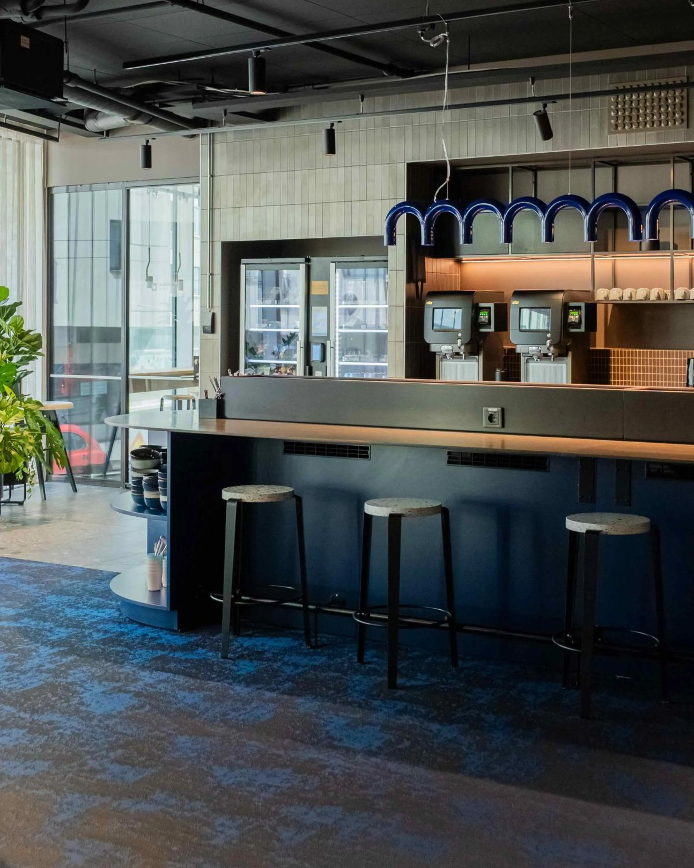 Communal kitchen in Citybox Helsinki