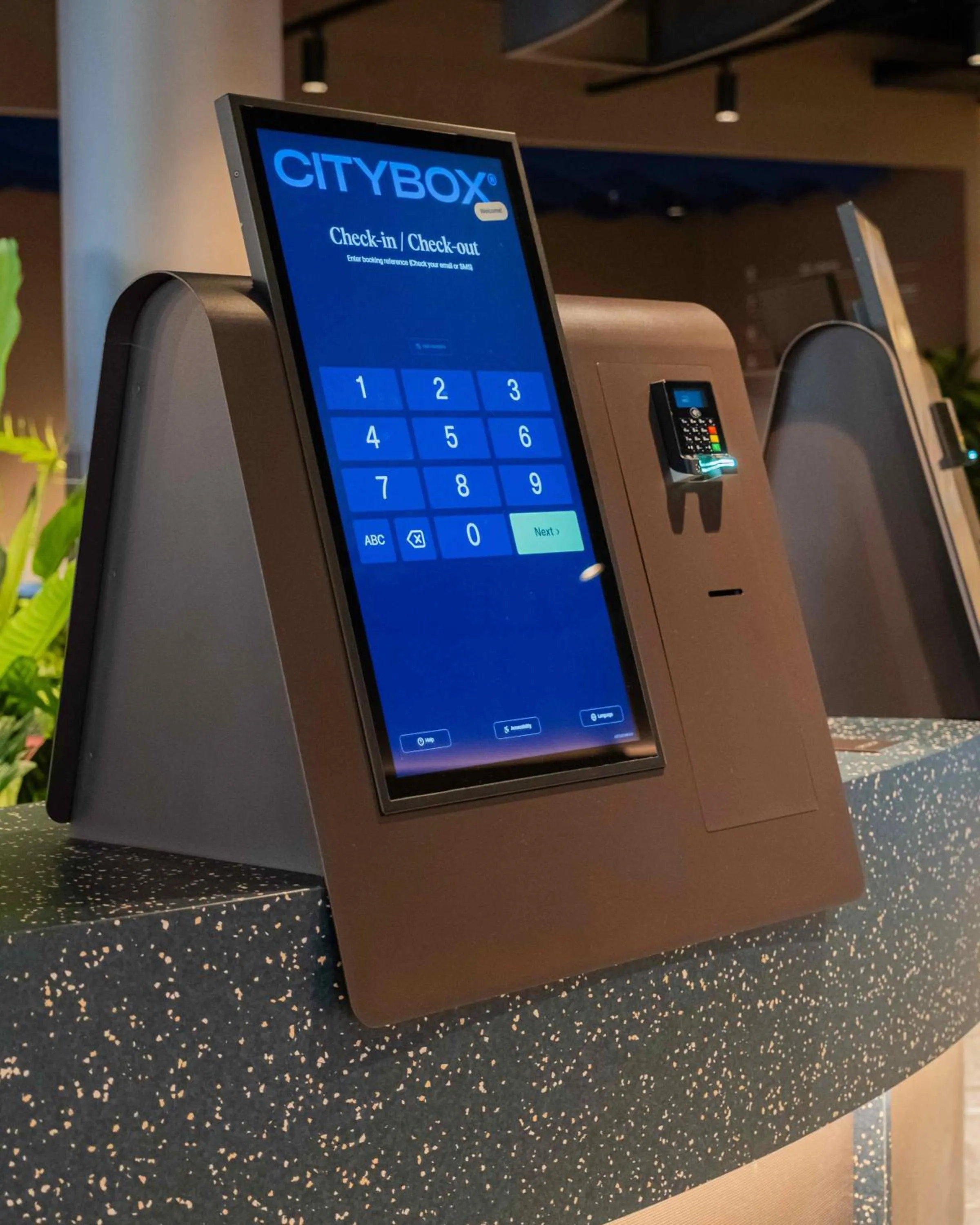 Lobby or reception in Citybox Helsinki