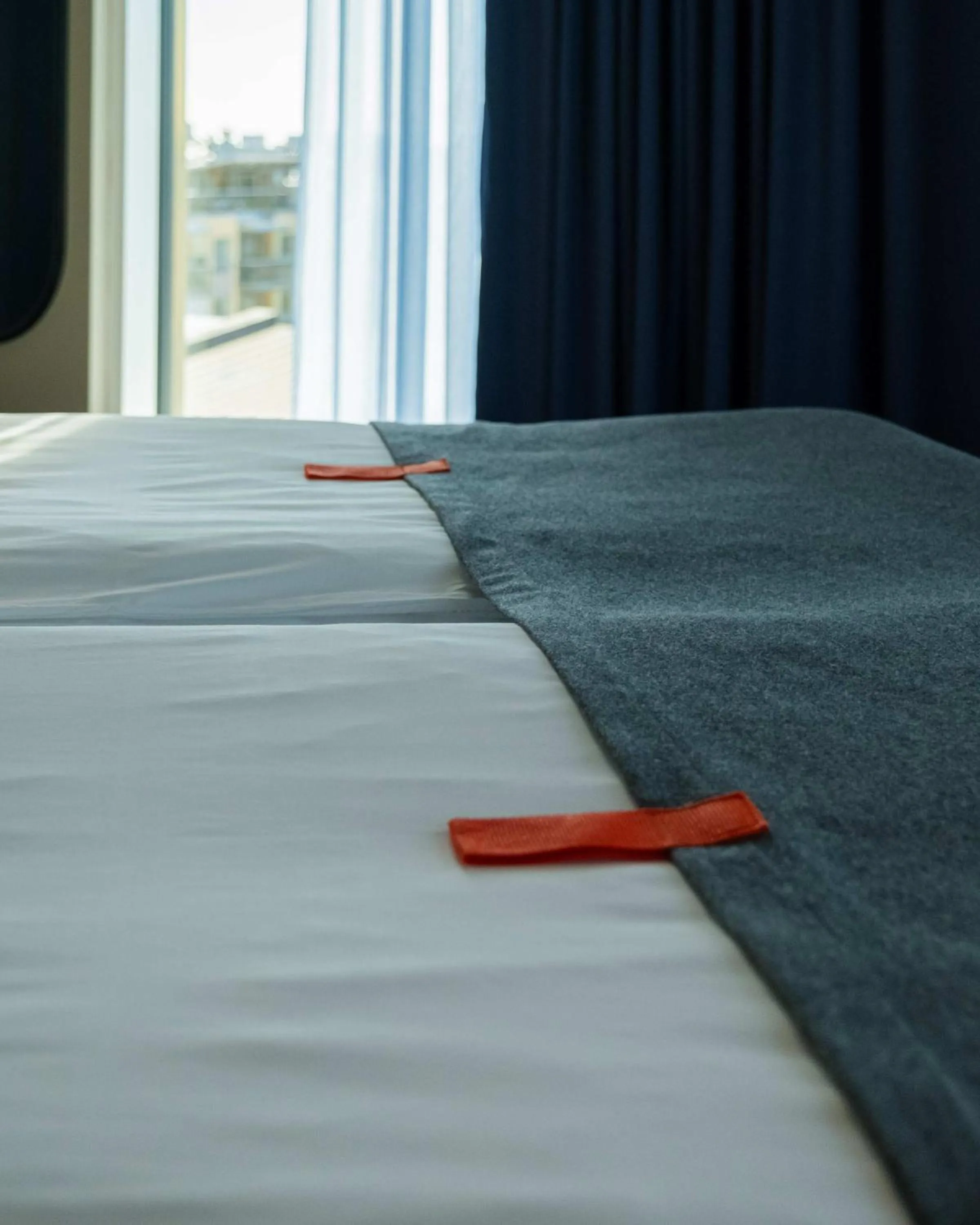 Decorative detail, Bed in Citybox Helsinki