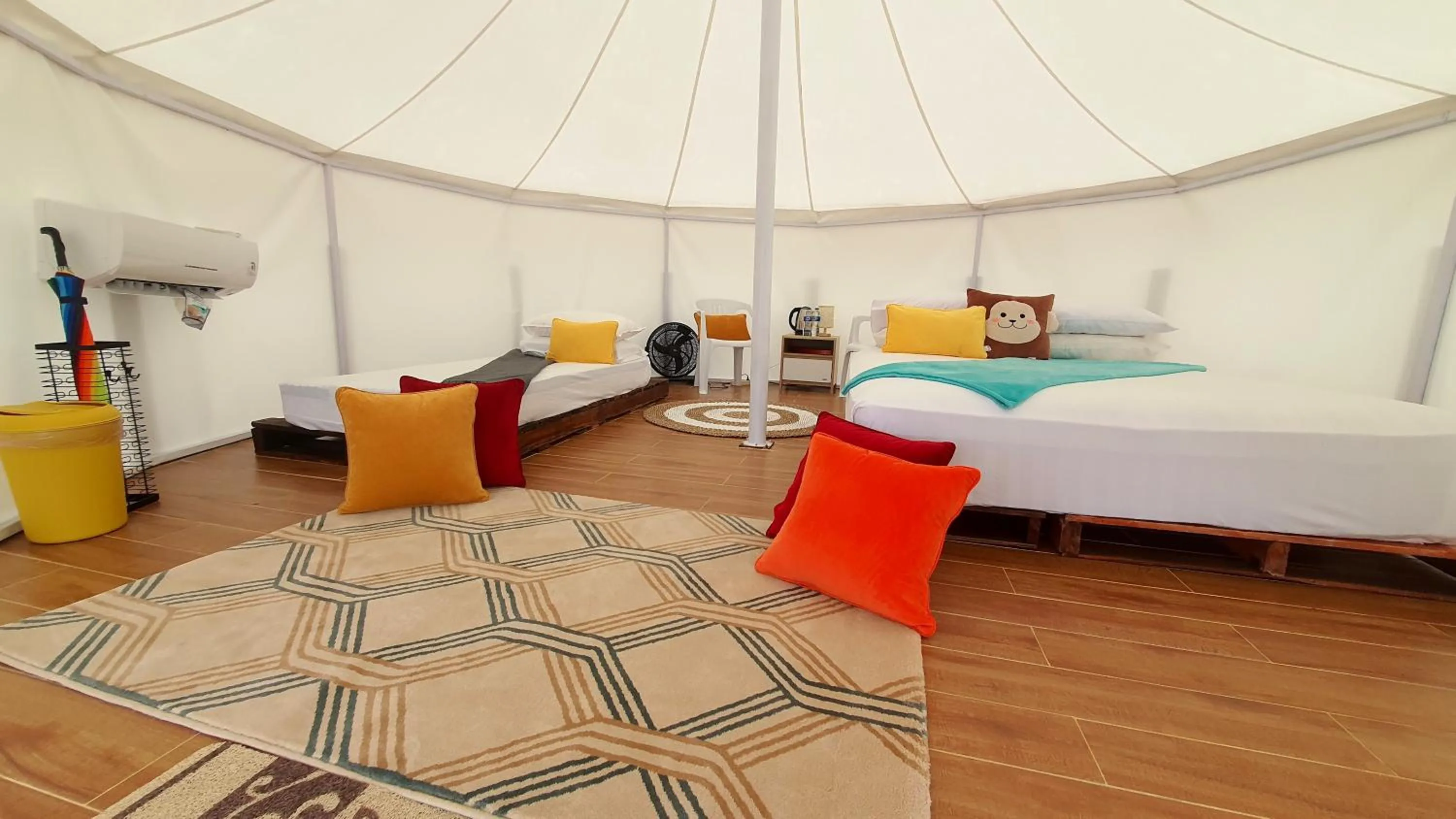 Bed in Viovio Beach & Resort