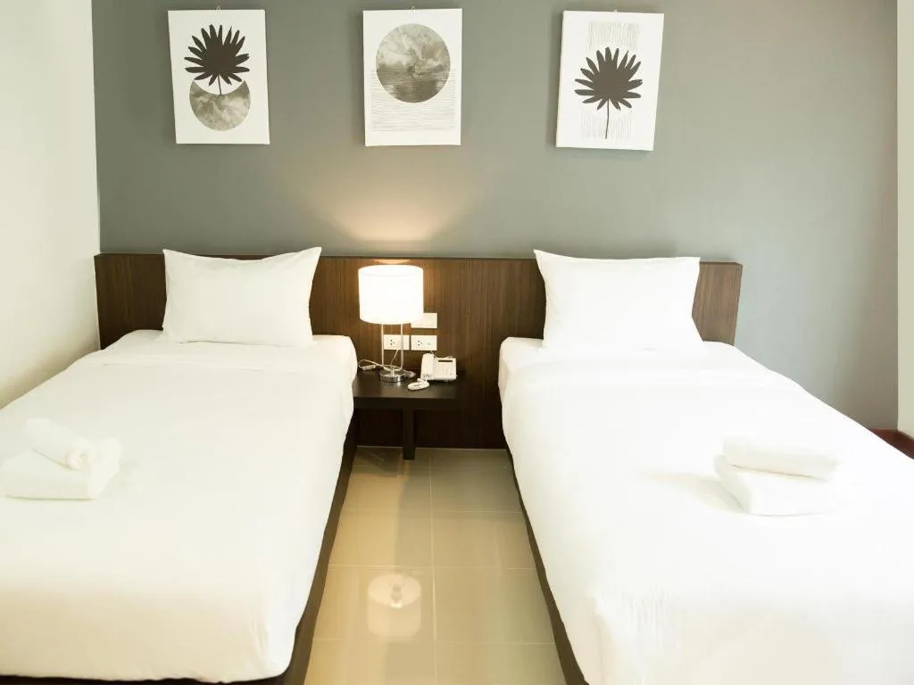 Bed in B2 Hat Yai Rat Uthit Boutique & Budget Hotel