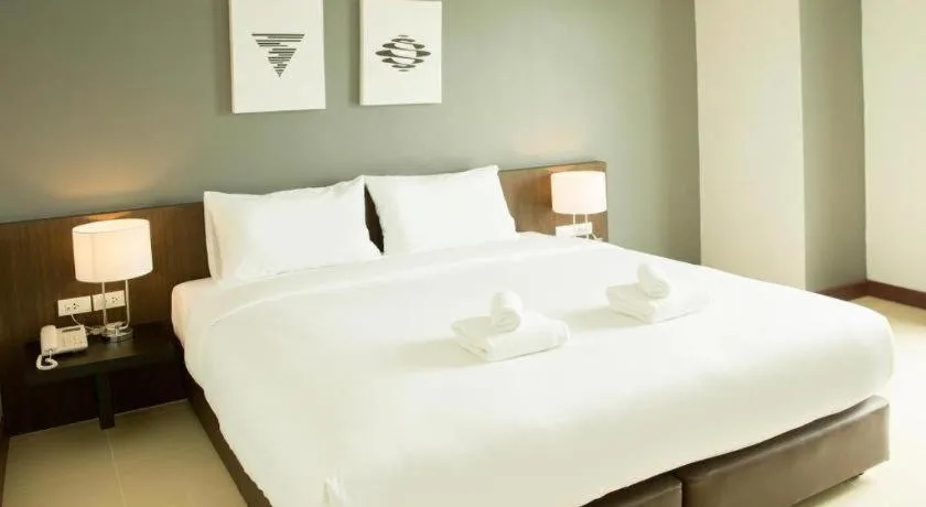 Bed in B2 Hat Yai Rat Uthit Boutique & Budget Hotel