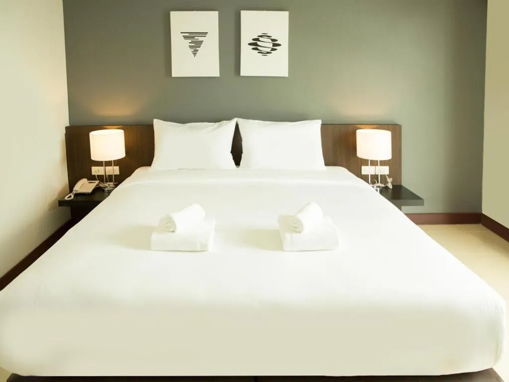 Bed in B2 Hat Yai Rat Uthit Boutique & Budget Hotel
