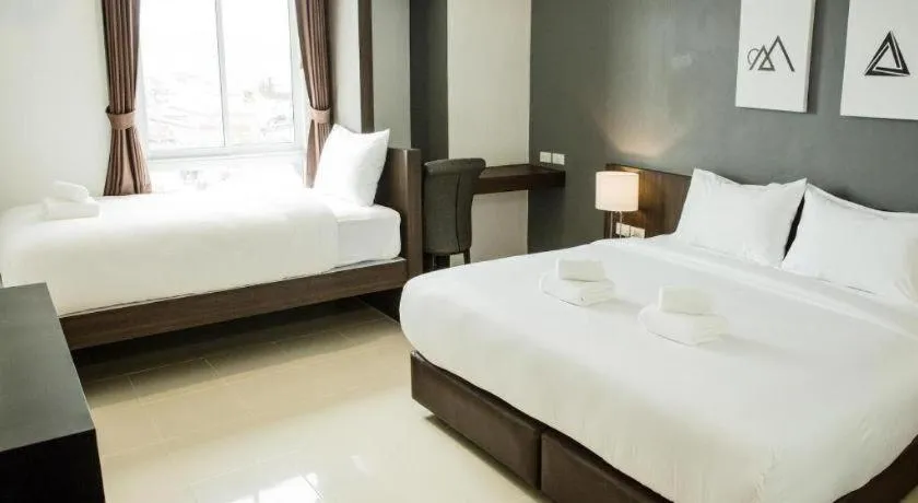 Bed in B2 Hat Yai Rat Uthit Boutique & Budget Hotel