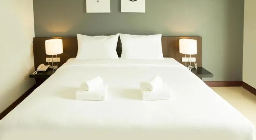 Bed in B2 Hat Yai Rat Uthit Boutique & Budget Hotel