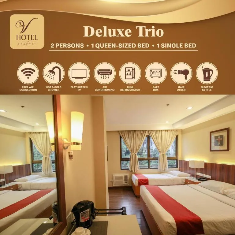 Bed in Hotel Veniz Legarda