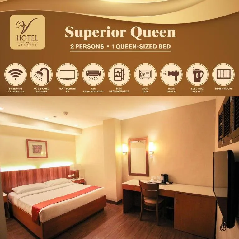 Bed in Hotel Veniz Legarda