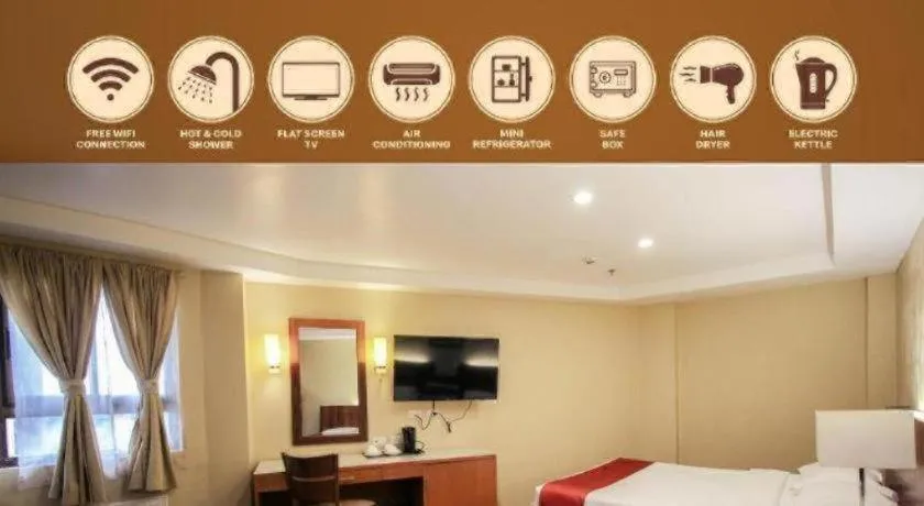 Bed in Hotel Veniz Legarda