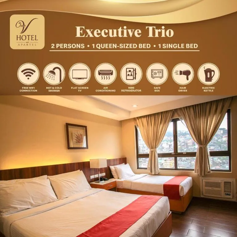 Bed in Hotel Veniz Legarda