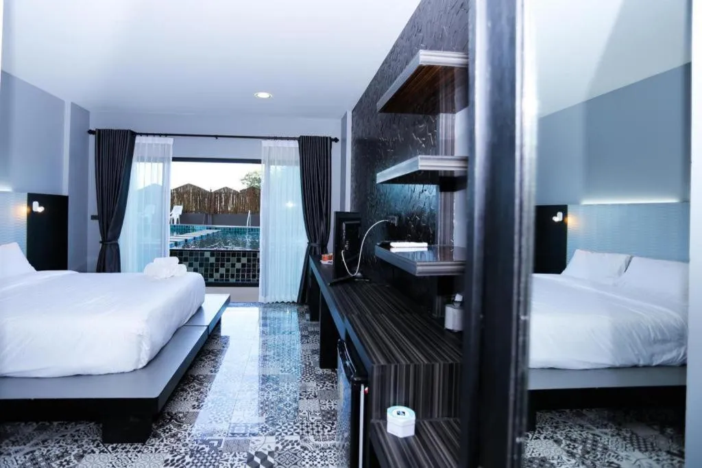 Bed in Bullkool Hua Hin Pool Villa