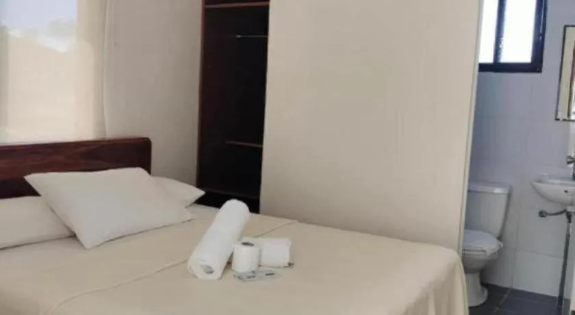 Bed in La Bella Casa Boracay Hotel