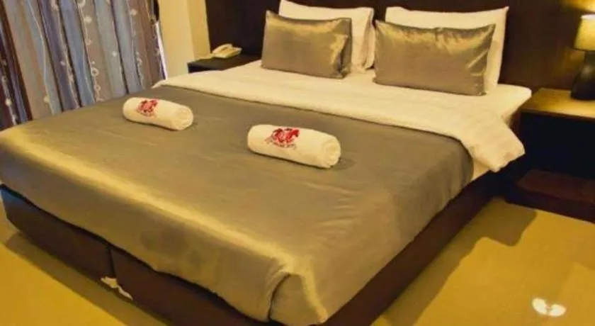 Bed in Chada Veranda Hotel