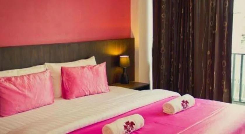 Bed in Chada Veranda Hotel