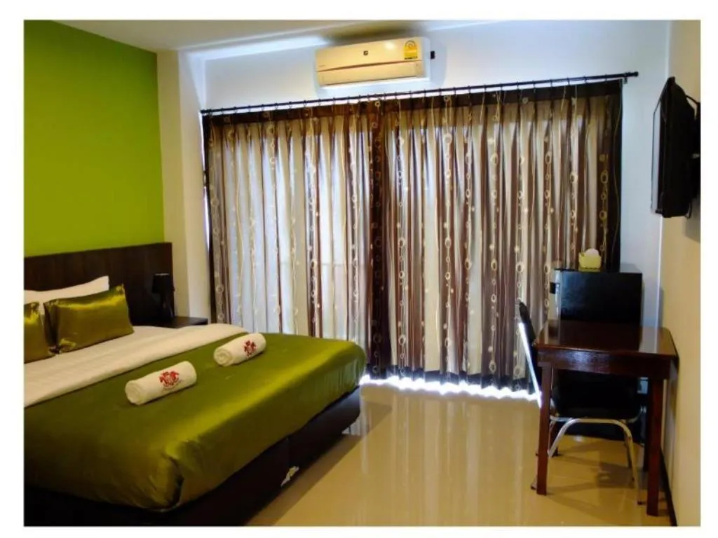 Bed in Chada Veranda Hotel