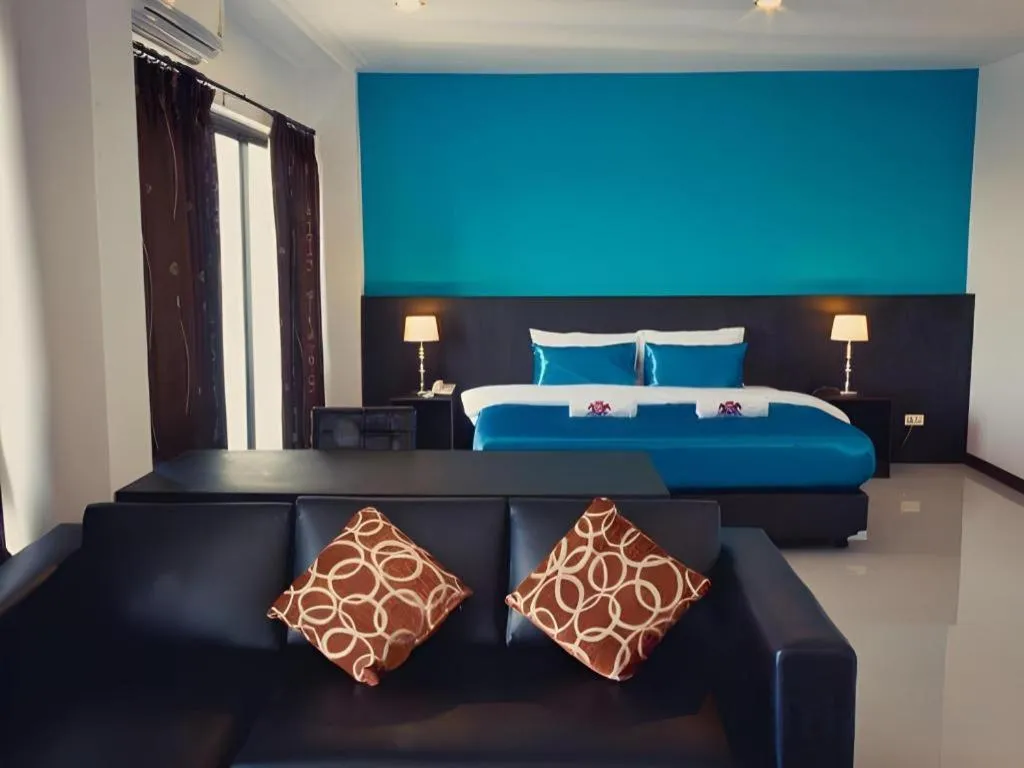 Bed in Chada Veranda Hotel