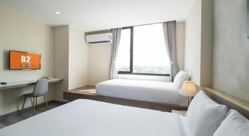 Bed in B2 Korat Premier Hotel