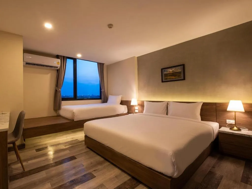 Bed in B2 Korat Premier Hotel