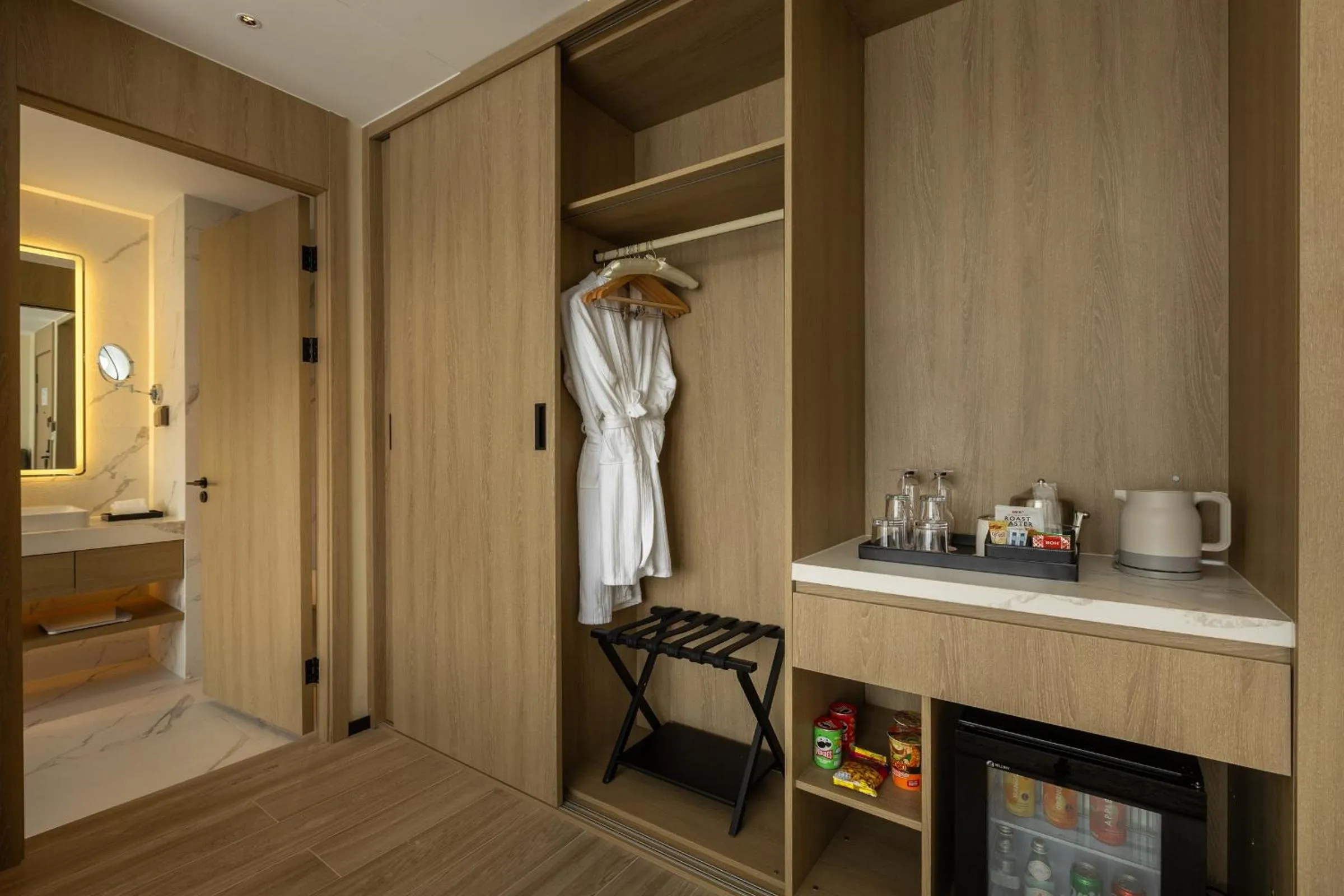 wardrobe in Laya Resort Phuket