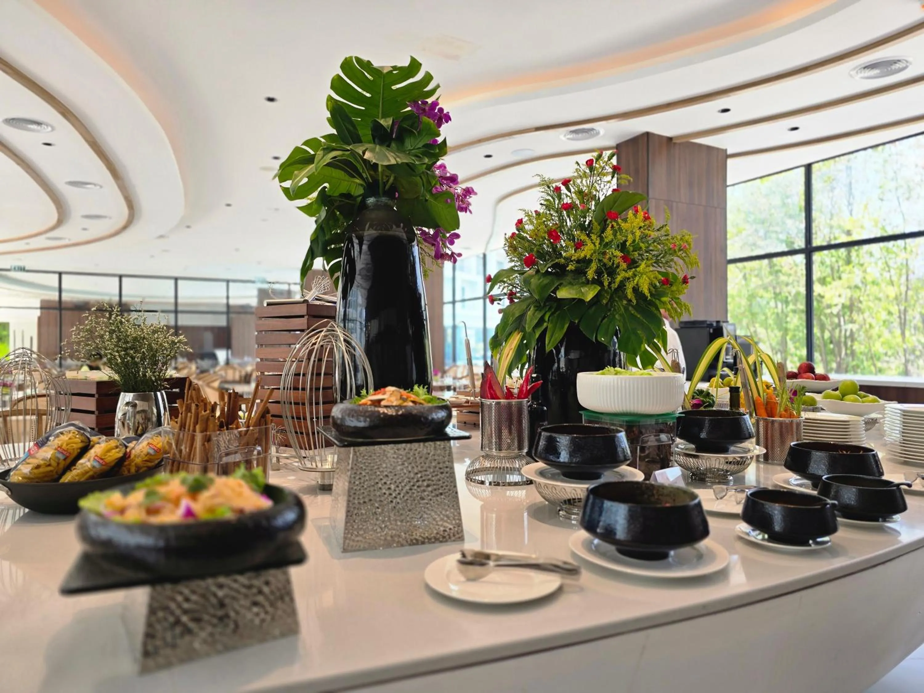 Buffet breakfast in Laya Resort Phuket