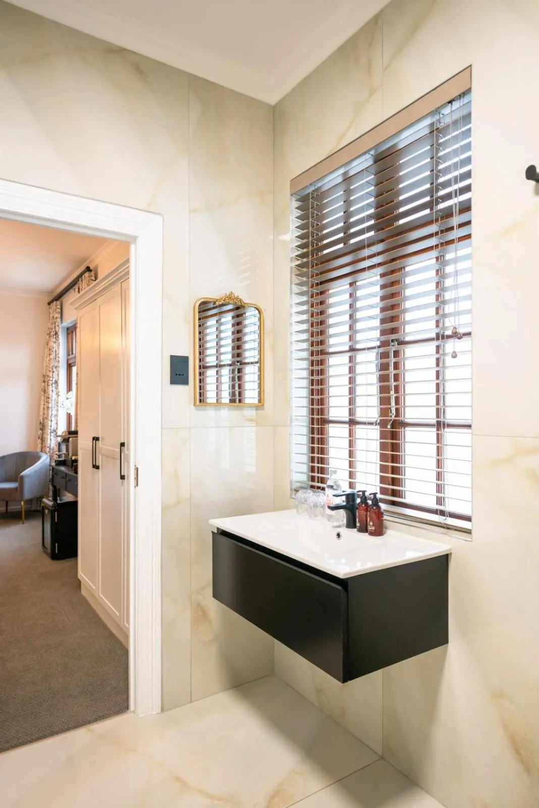 Bathroom, Bed in Palm House Boutique Hotel and Spa