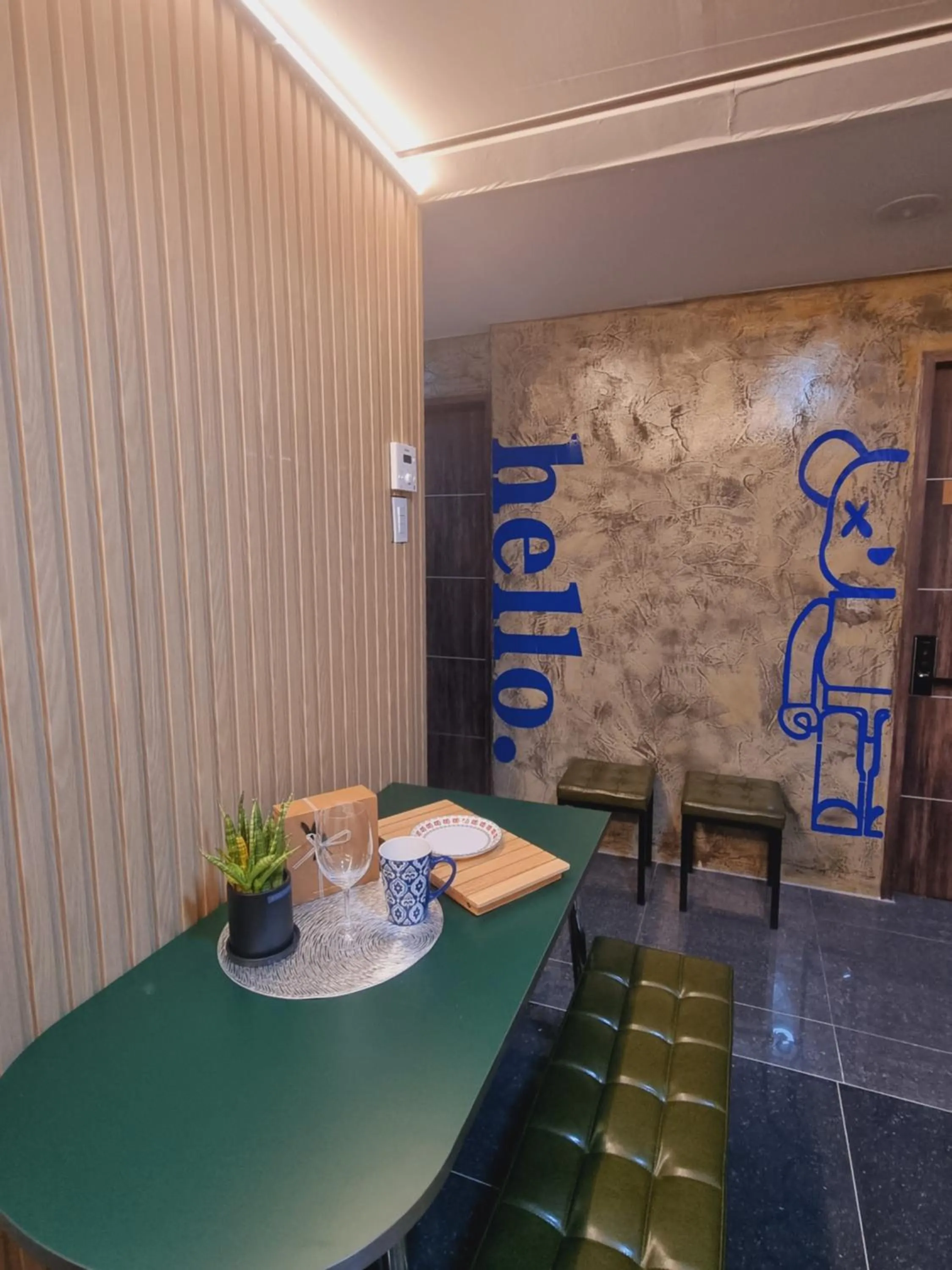 Living room in SPACE Guesthouse