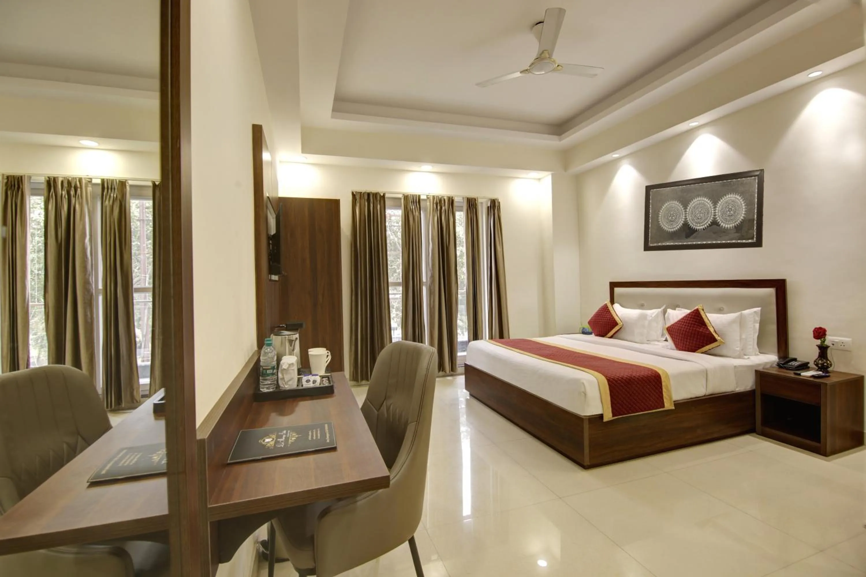 Bedroom, Bed in Hotel La Mirage