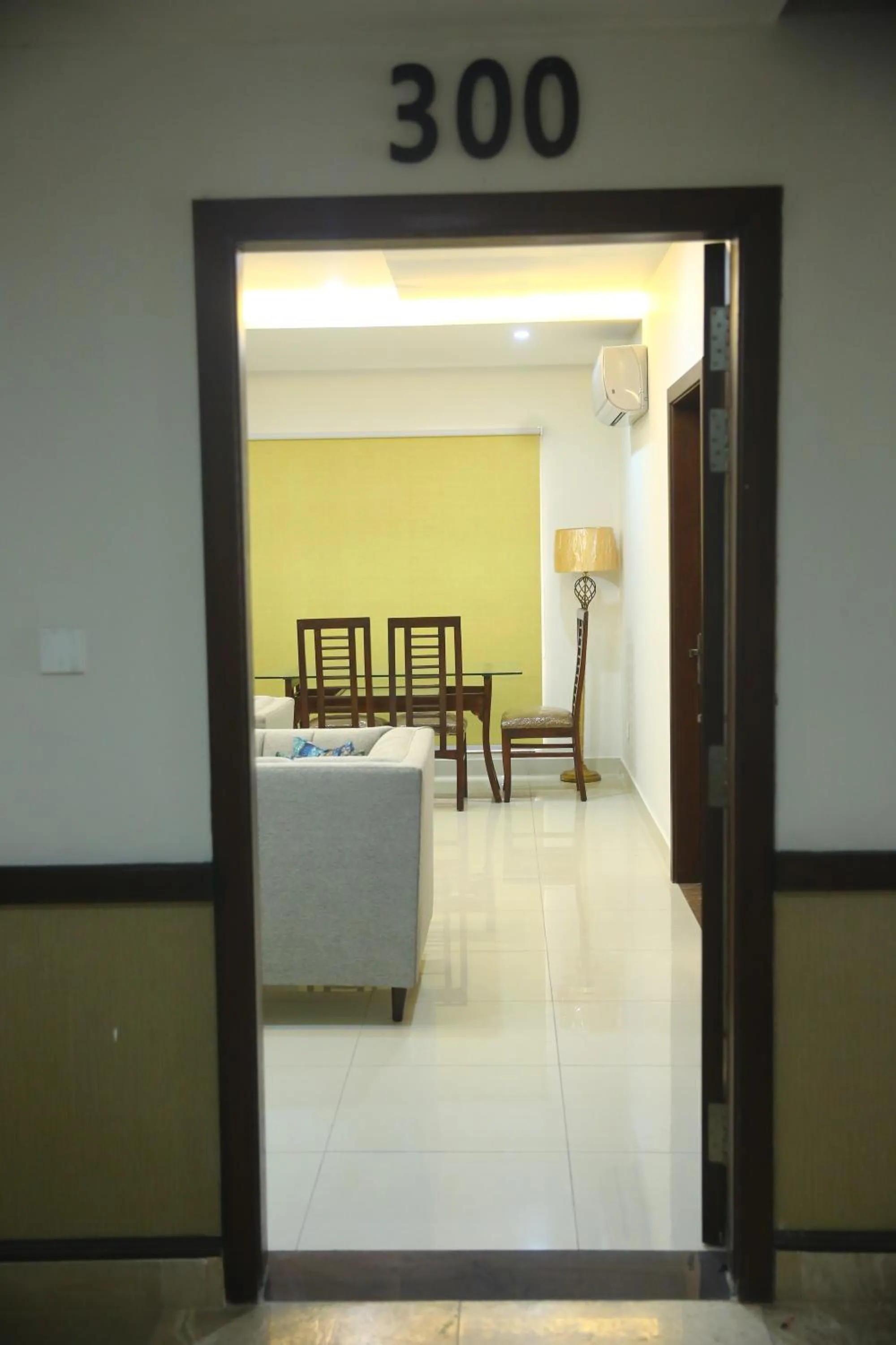 Living room in Gulberg Suites