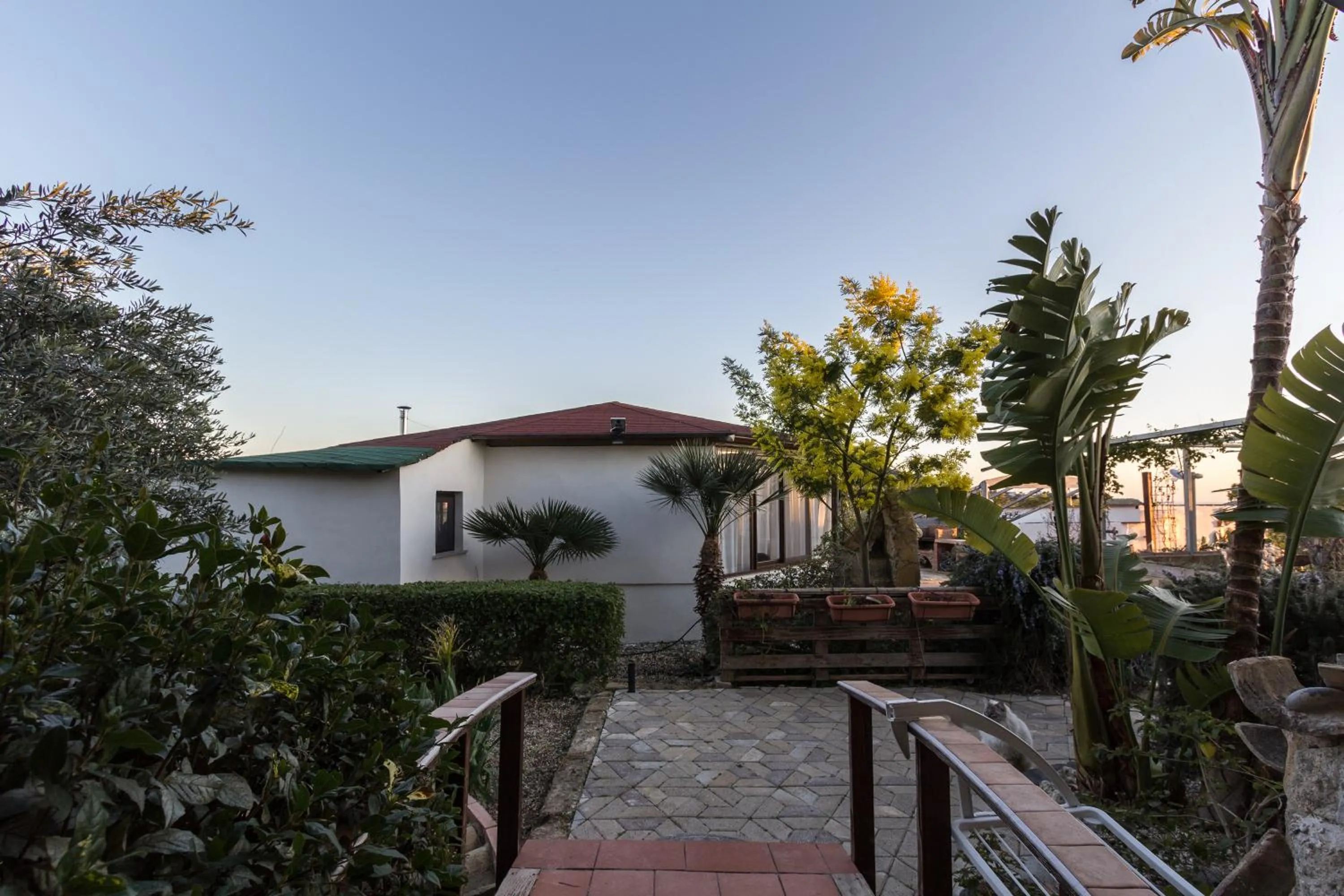 Garden in B&B Eyexei Domus