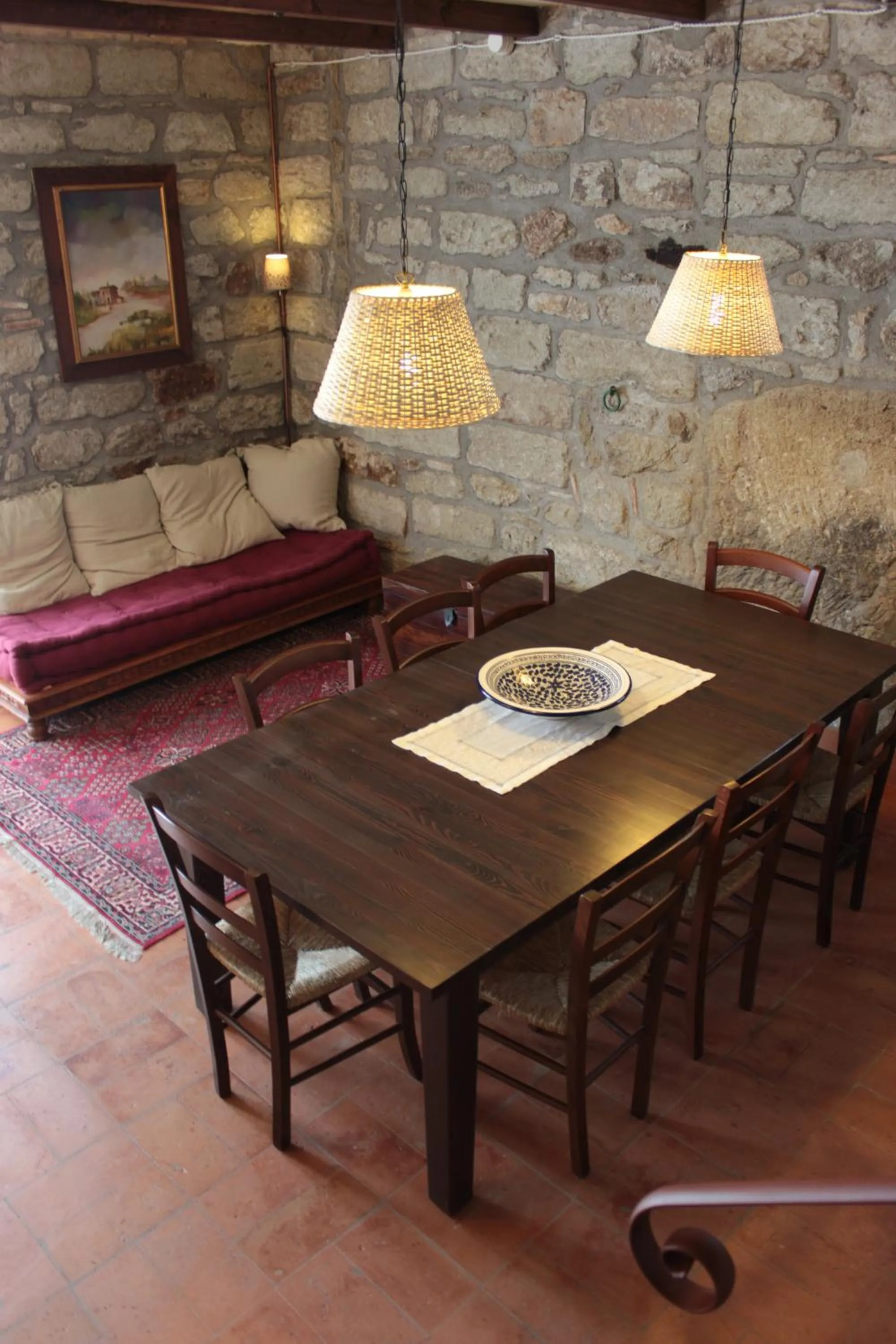 Living room in Podere Pontepietra