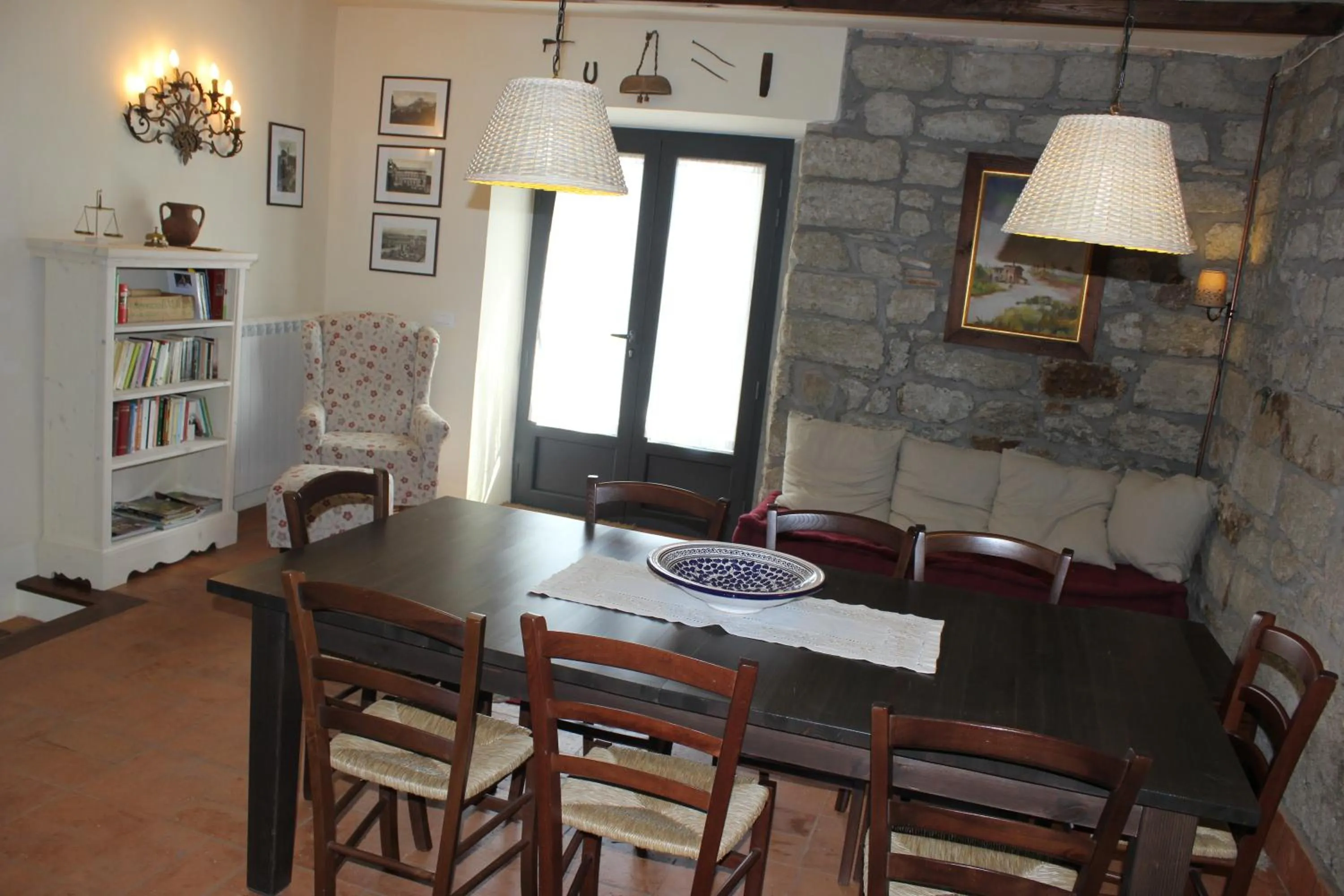 Communal lounge/ TV room in Podere Pontepietra