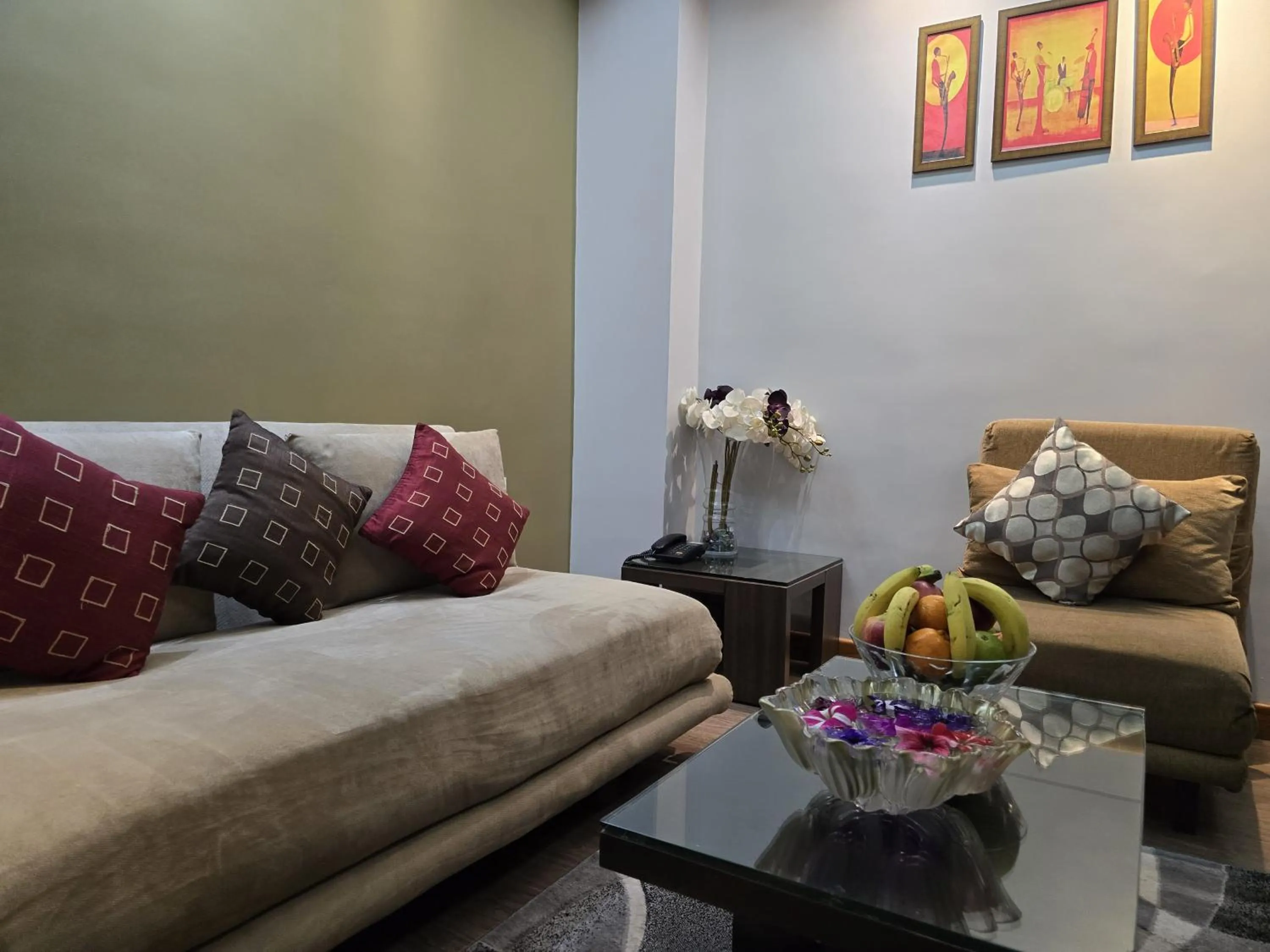 Seating area in Hotel Daaysco Oley Allo