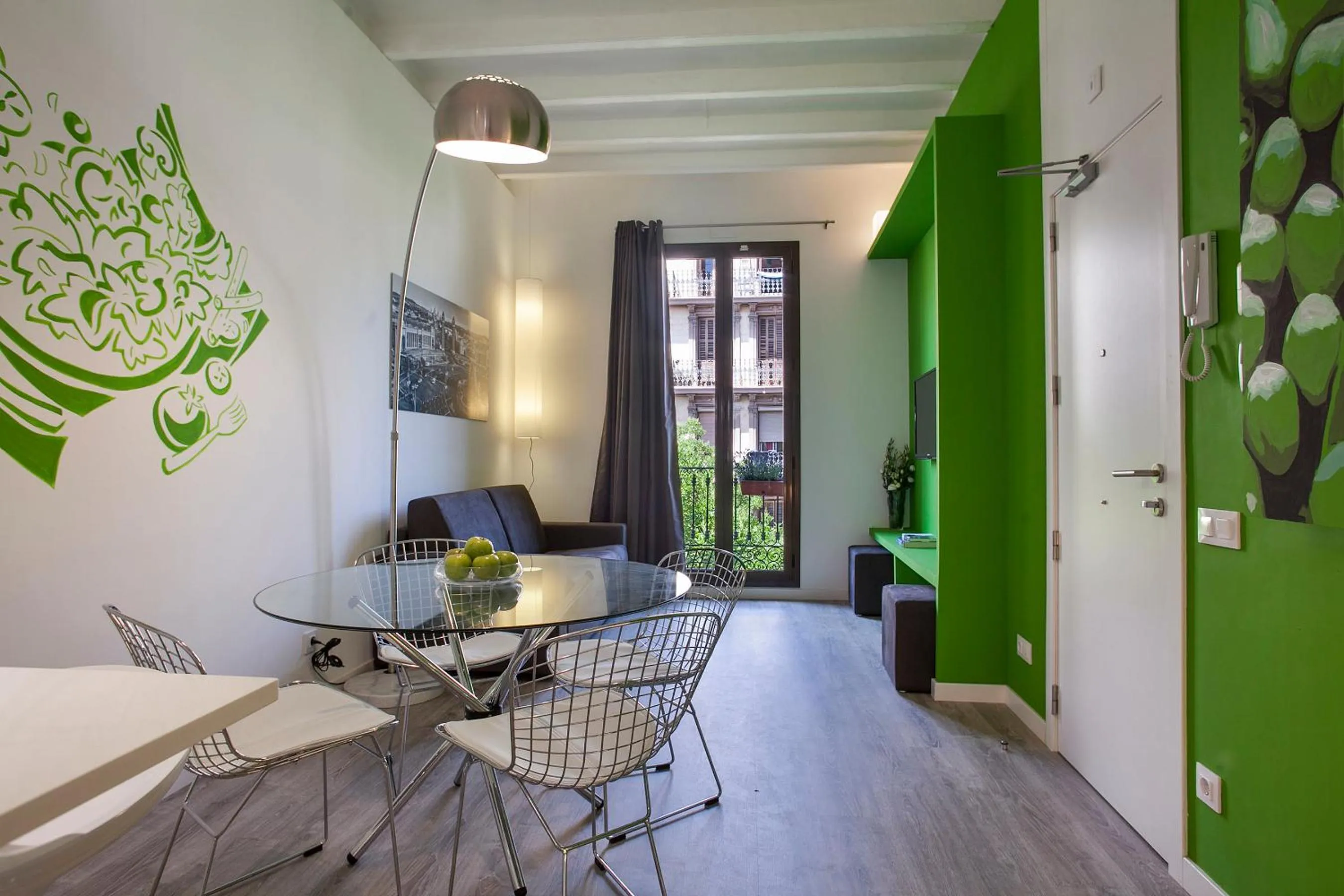 Seating area in Habitat Apartments ADN