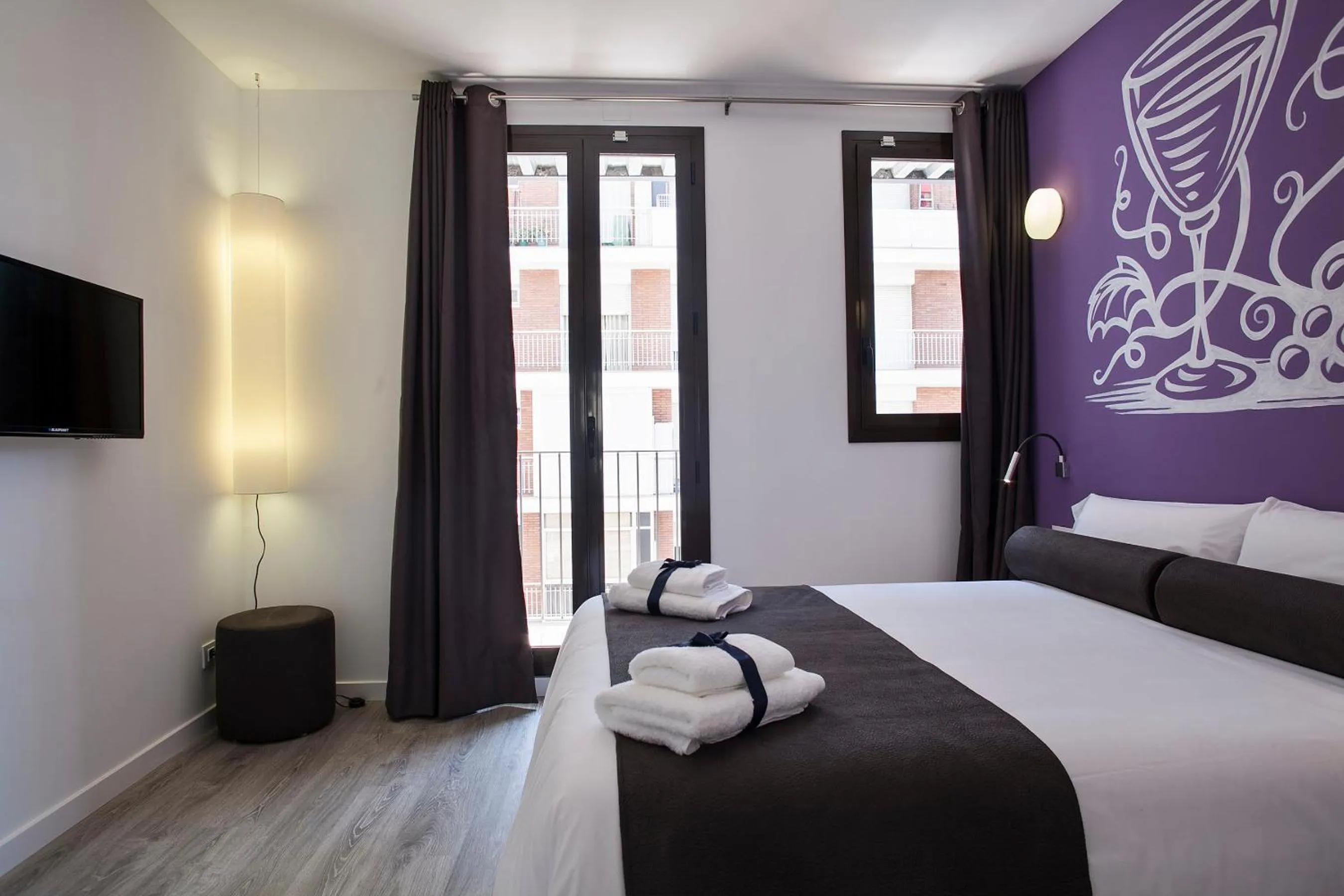 Bedroom, Bed in Habitat Apartments ADN