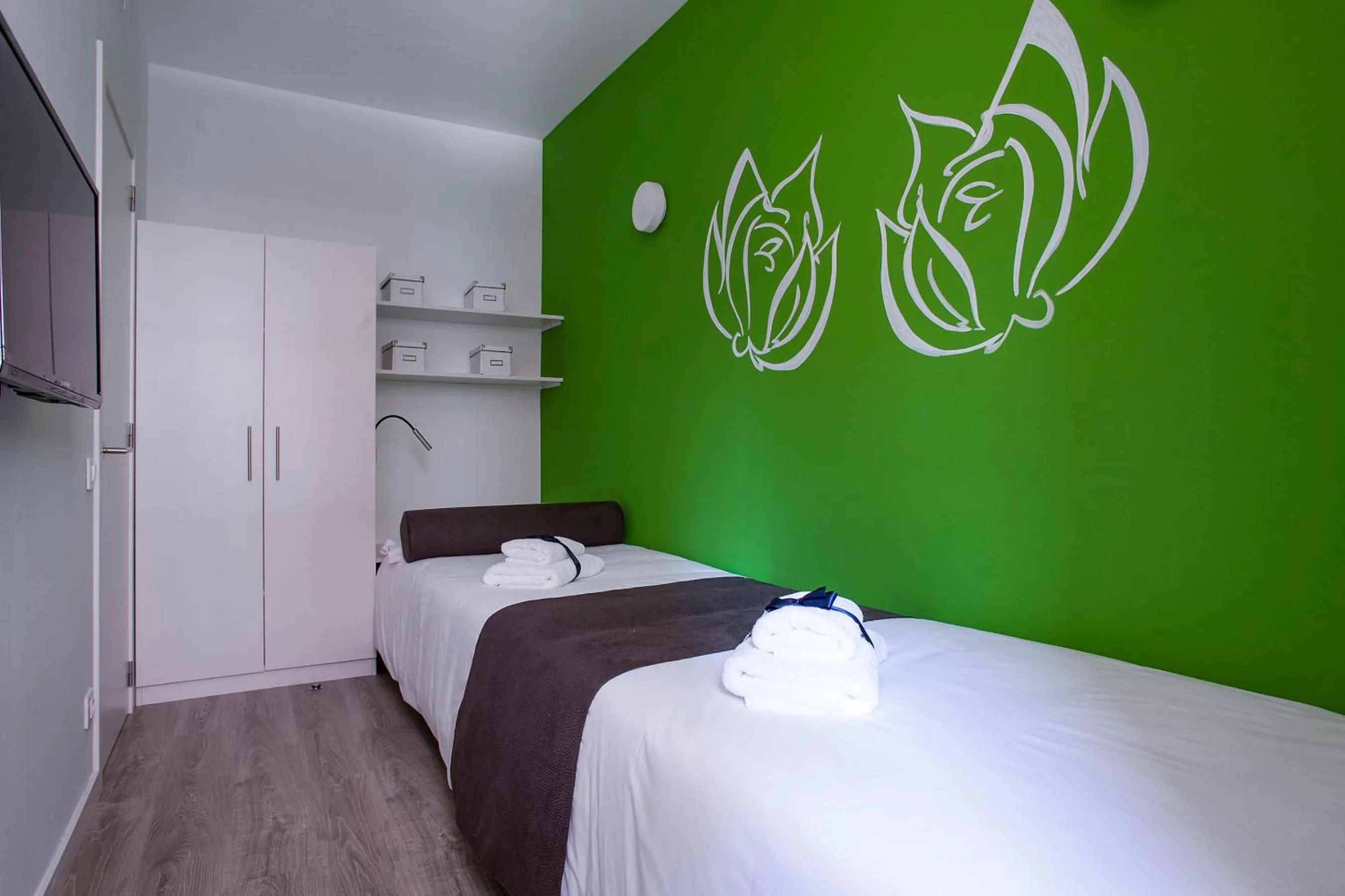 Bedroom, Bed in Habitat Apartments ADN