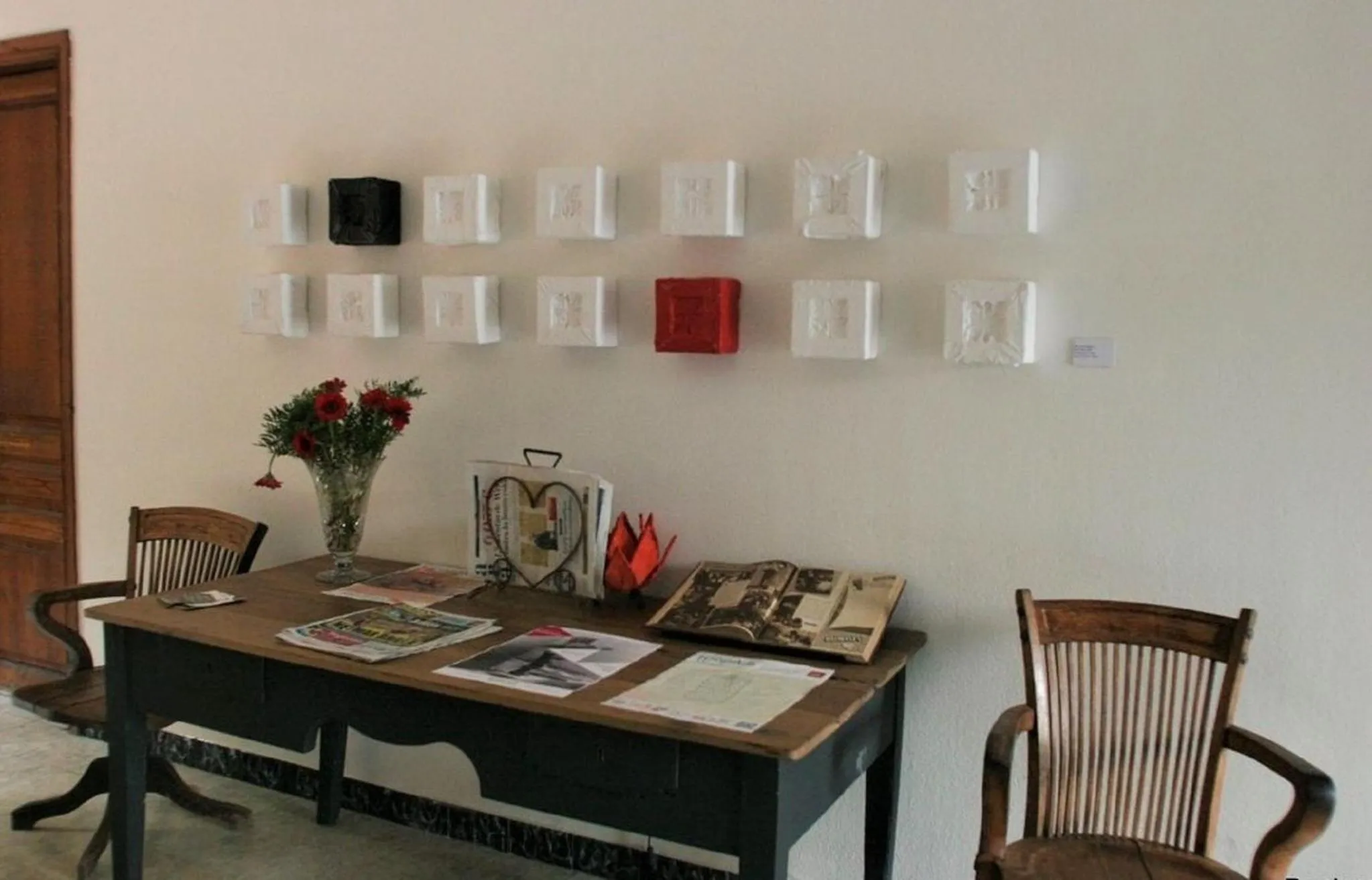 Lobby or reception in Hostal Montsoliu