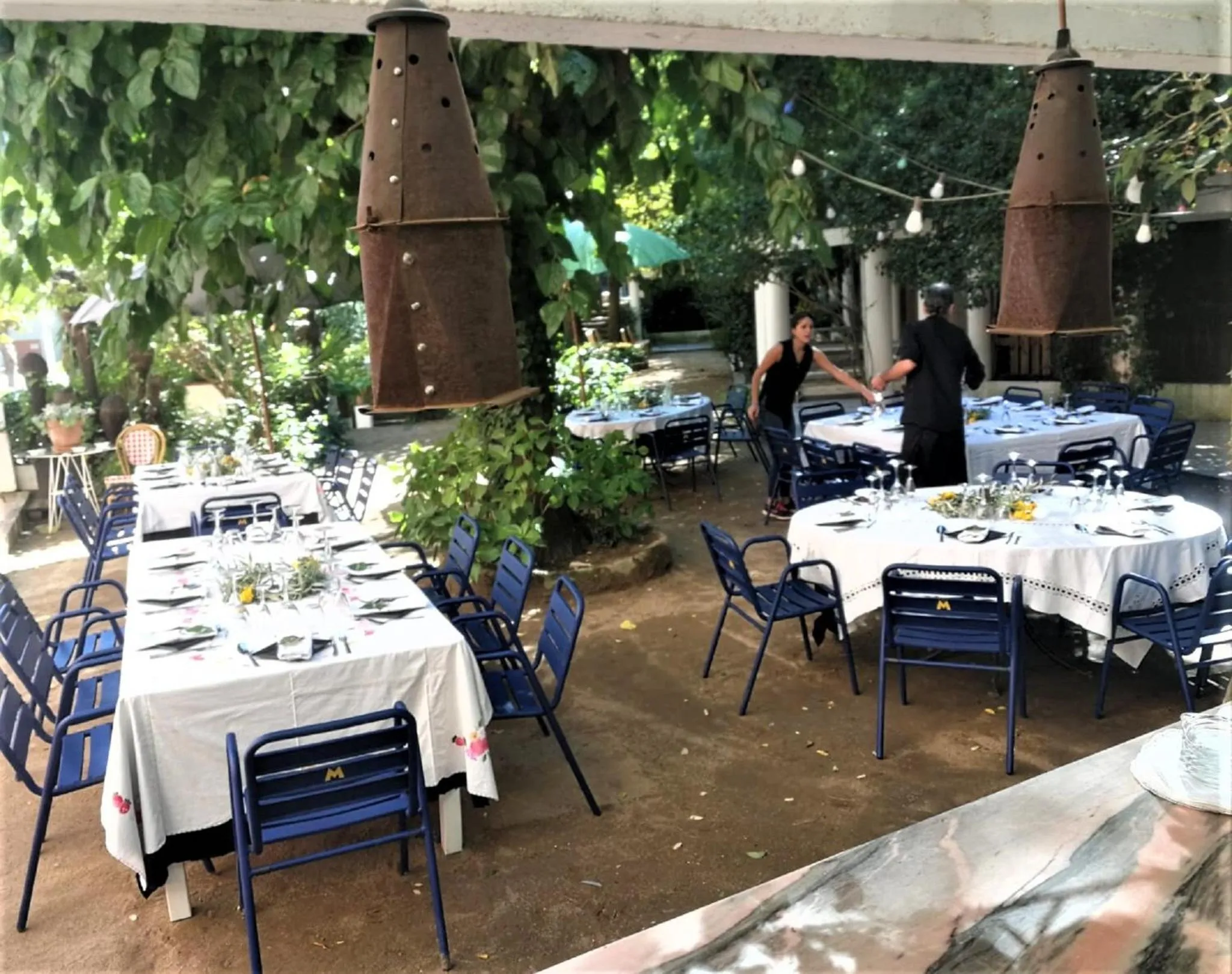 Garden in Hostal Montsoliu