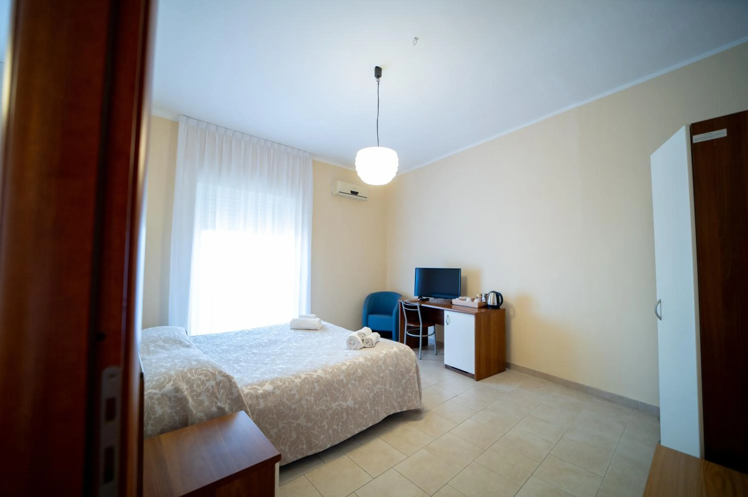 Bed in Hotel Parnaso