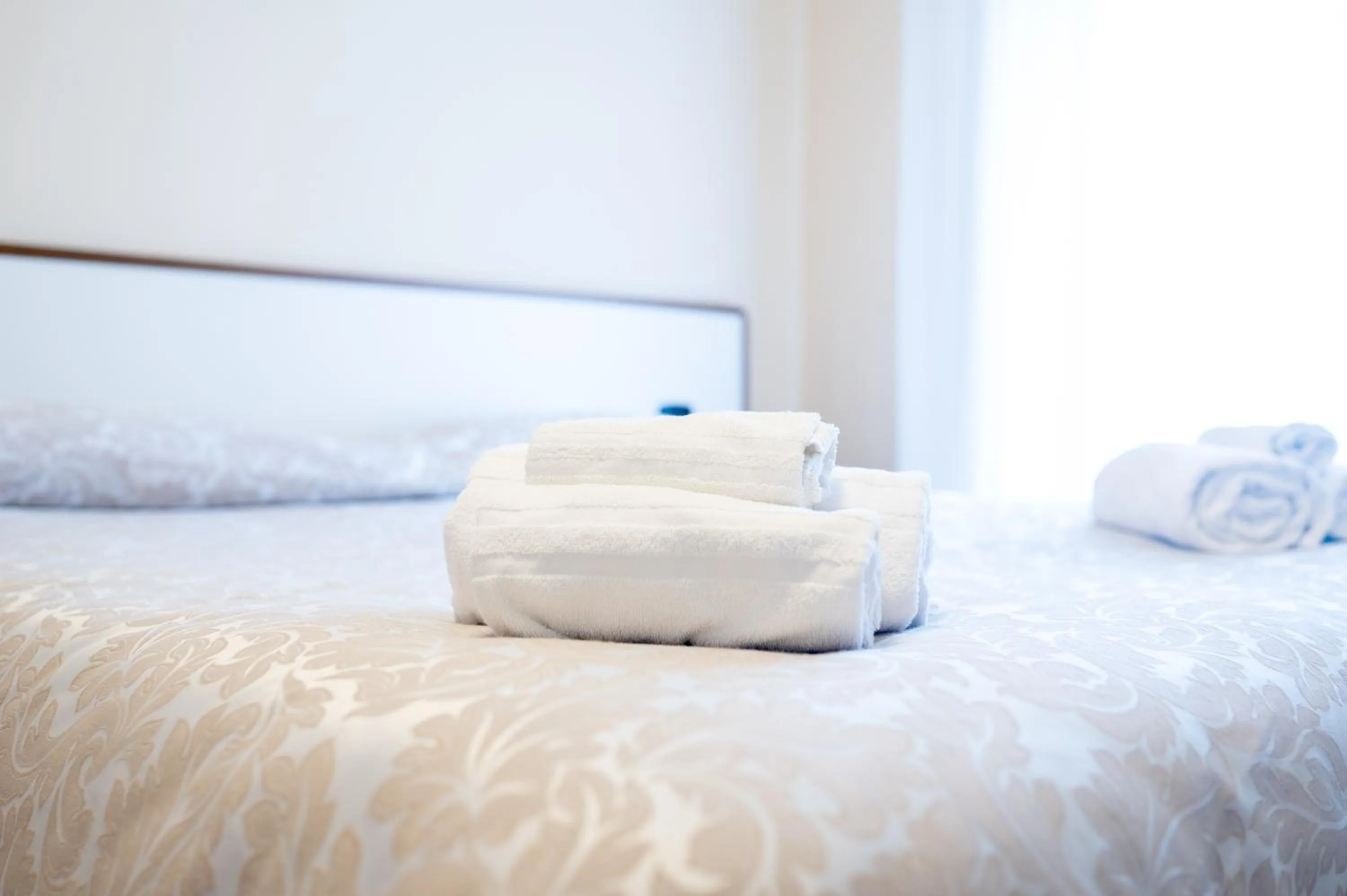 Bed in Hotel Parnaso