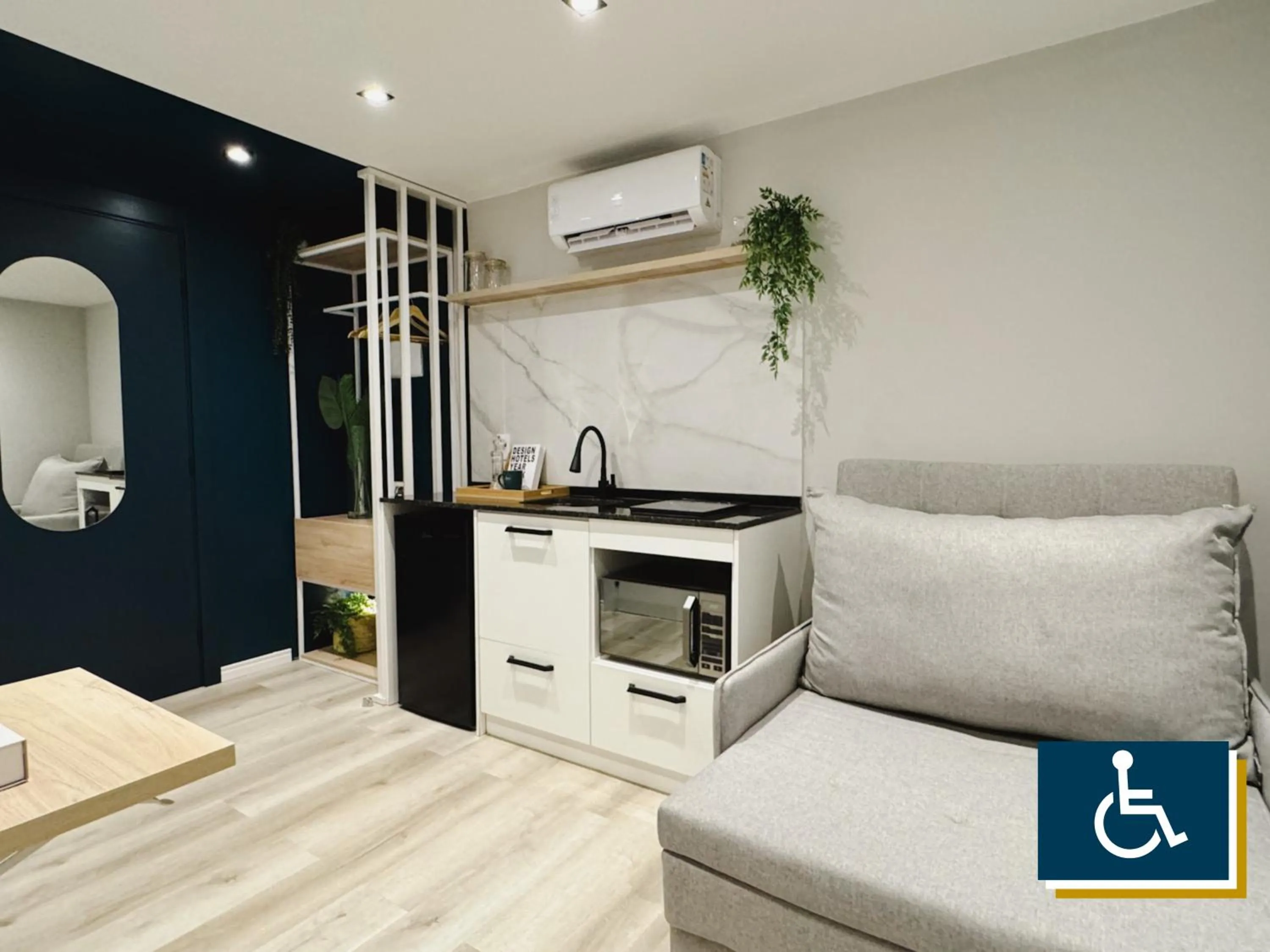 Photo of the whole room in Apê Pátio Paulista