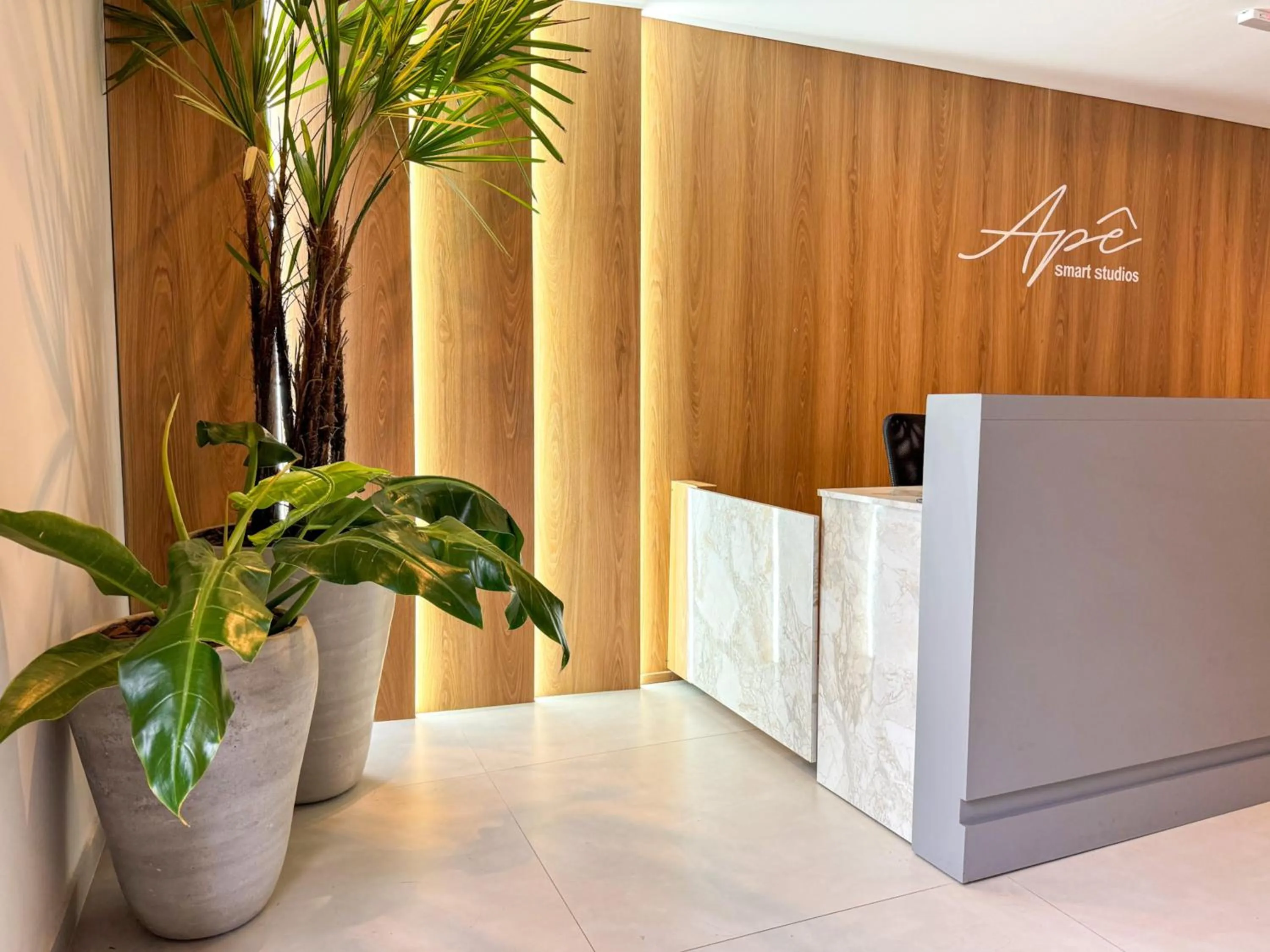 Lobby or reception in Apê Pátio Paulista