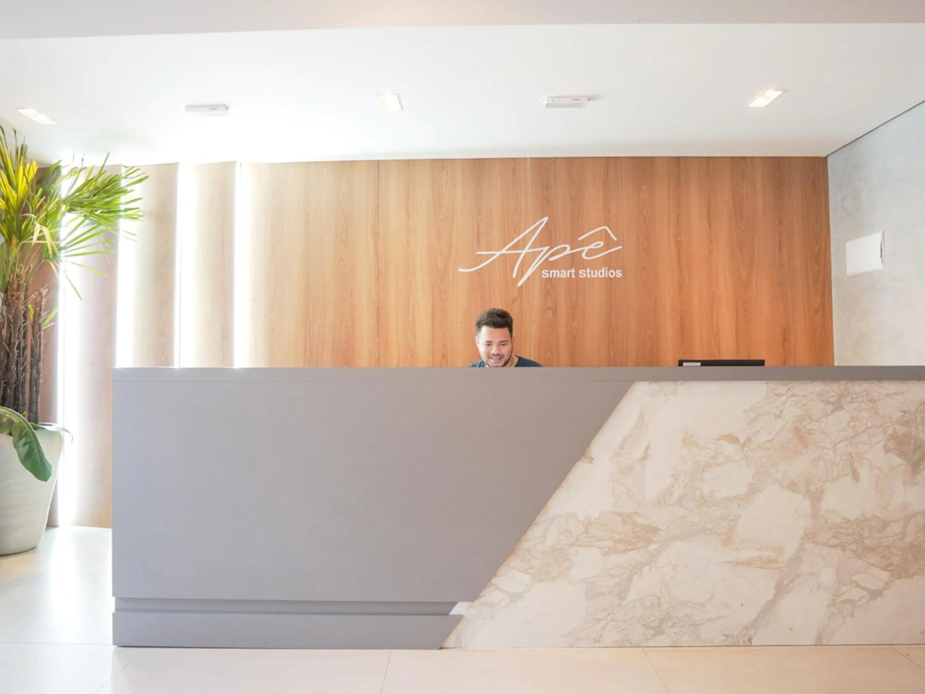 Lobby or reception in Apê Pátio Paulista