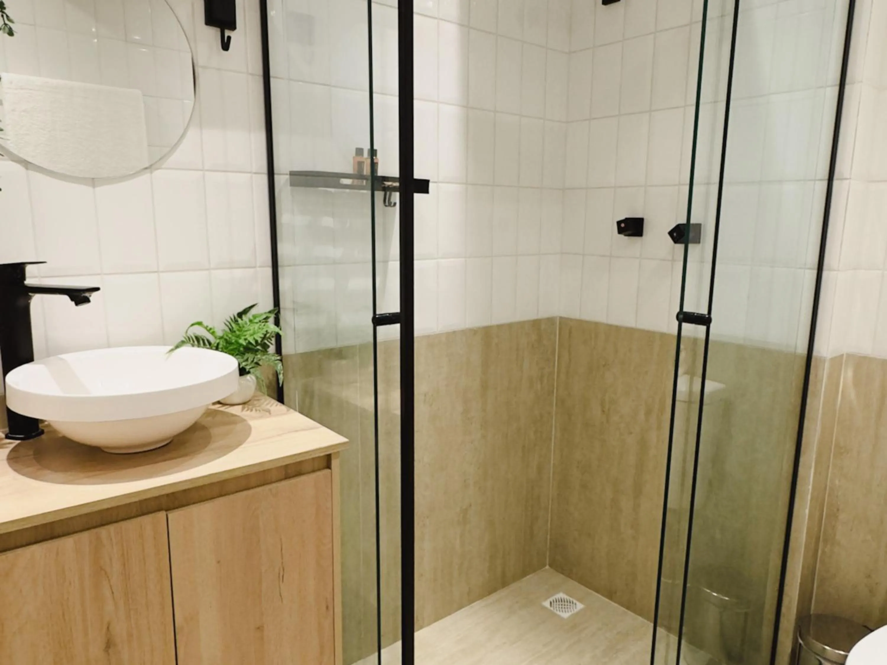 Shower in Apê Pátio Paulista