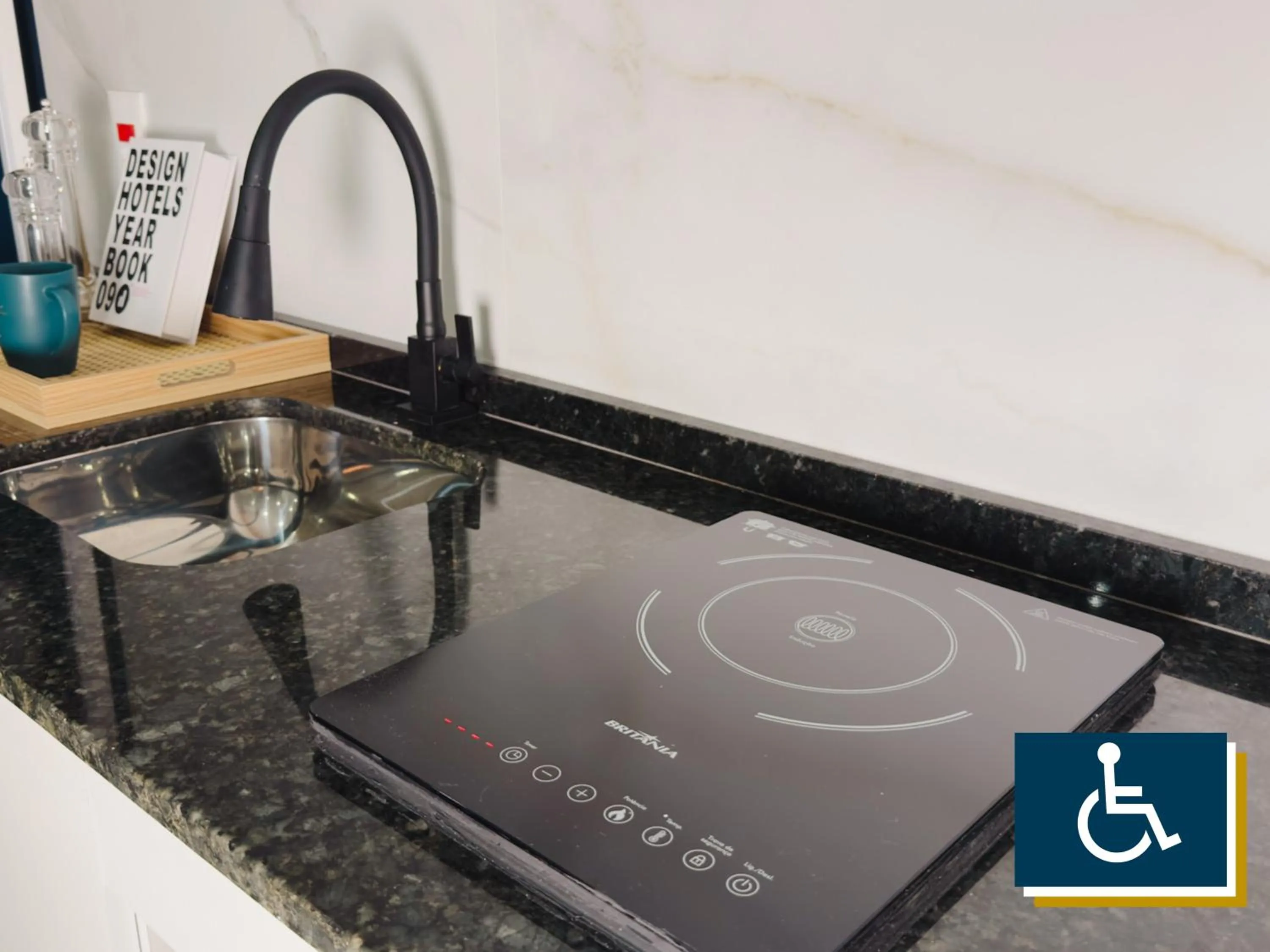 Kitchen or kitchenette in Apê Pátio Paulista