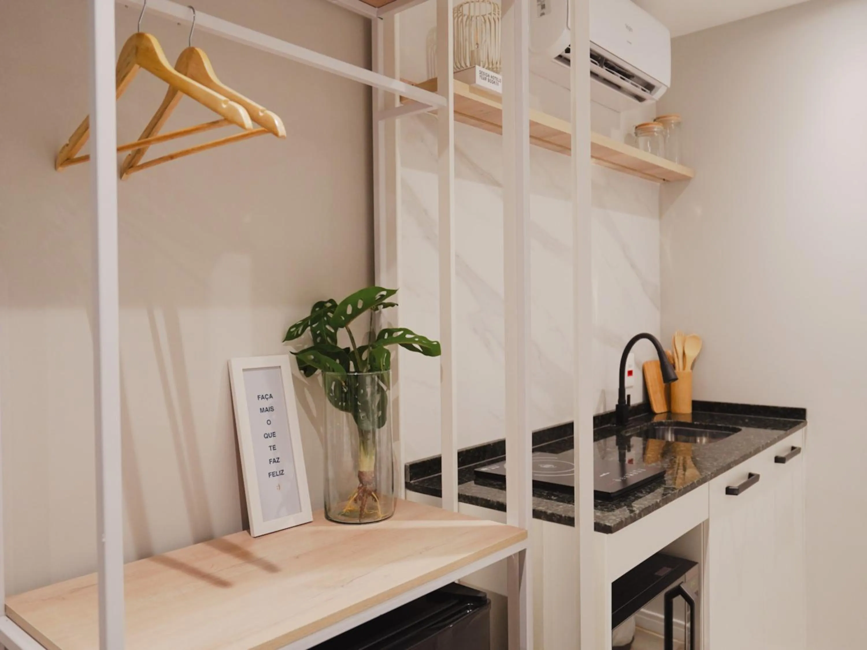 Kitchen or kitchenette in Apê Pátio Paulista